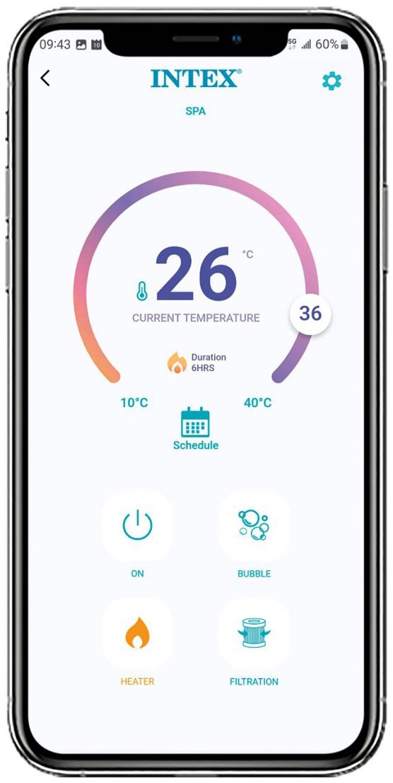 Intex Whirlpool »Greywood Deluxe«