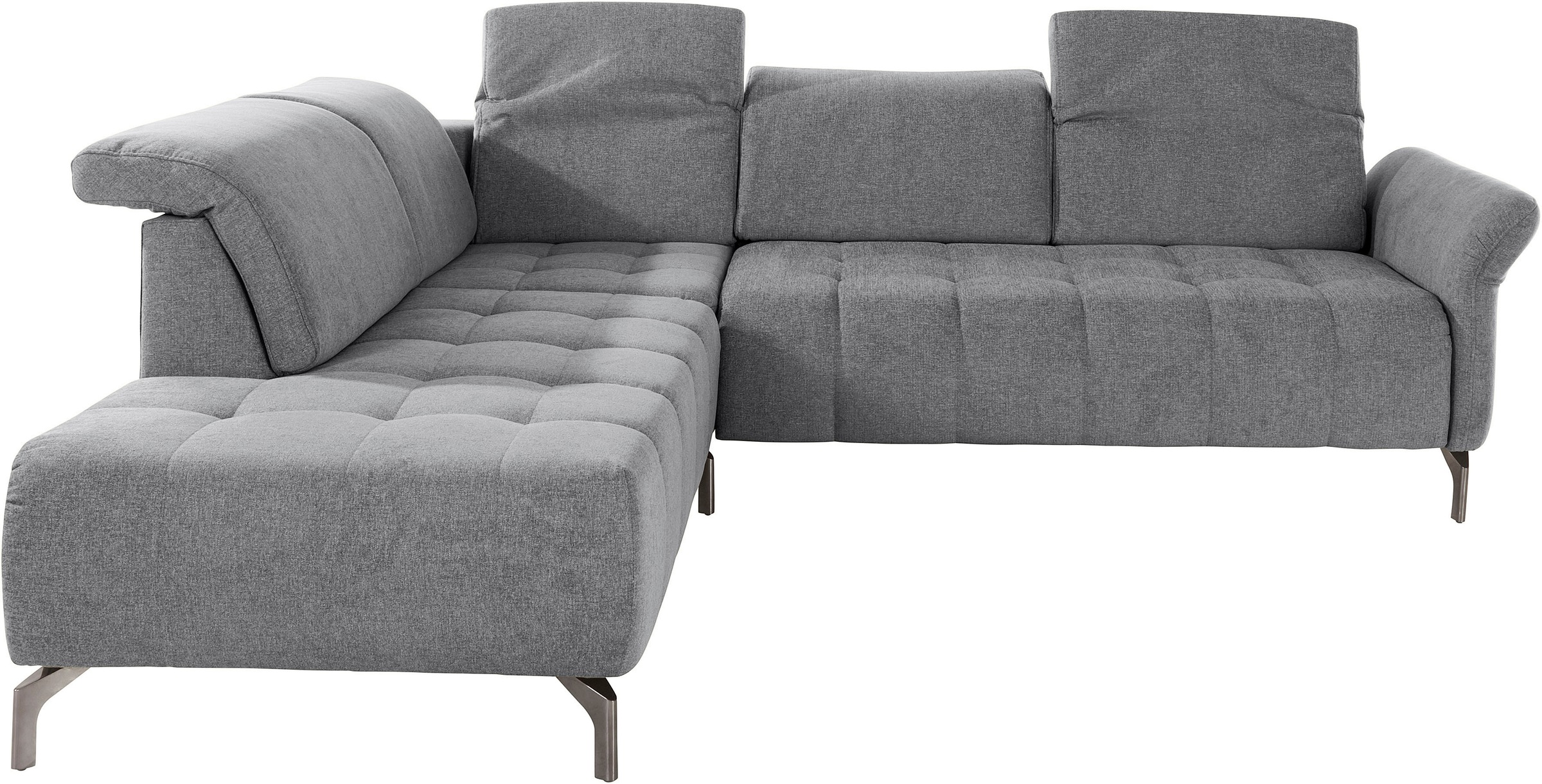 Home affaire Ecksofa "Fresh L-Form" Federkern, wahlweise Kopfteilverstellun günstig online kaufen