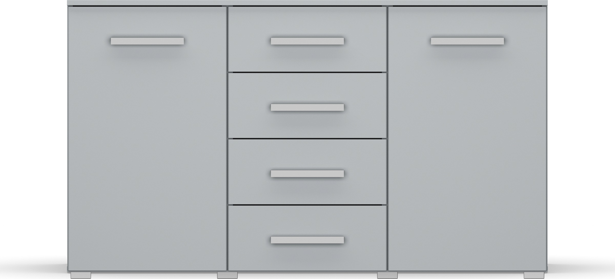 rauch Schubkastenkommode »Sideboard Kommode Kombikommode KOLUNA mit Dekorfront«, mit 4 Schubkästen und 2 Türen sowie Metallgriffen MADE IN GERMANY