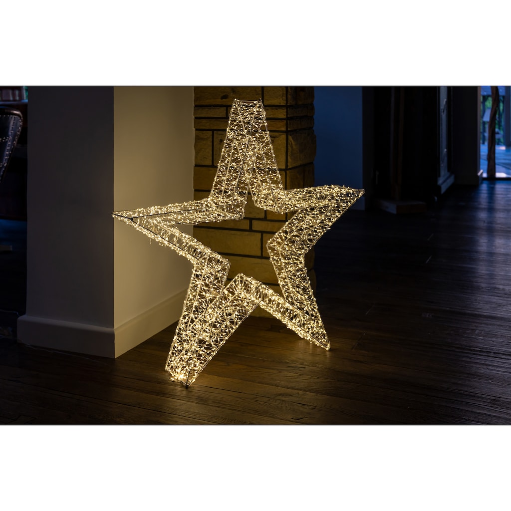 Star-Max LED Stern »Weihnachtsstern, Weihnachtsdeko aussen«, 4320 flammig-flammig