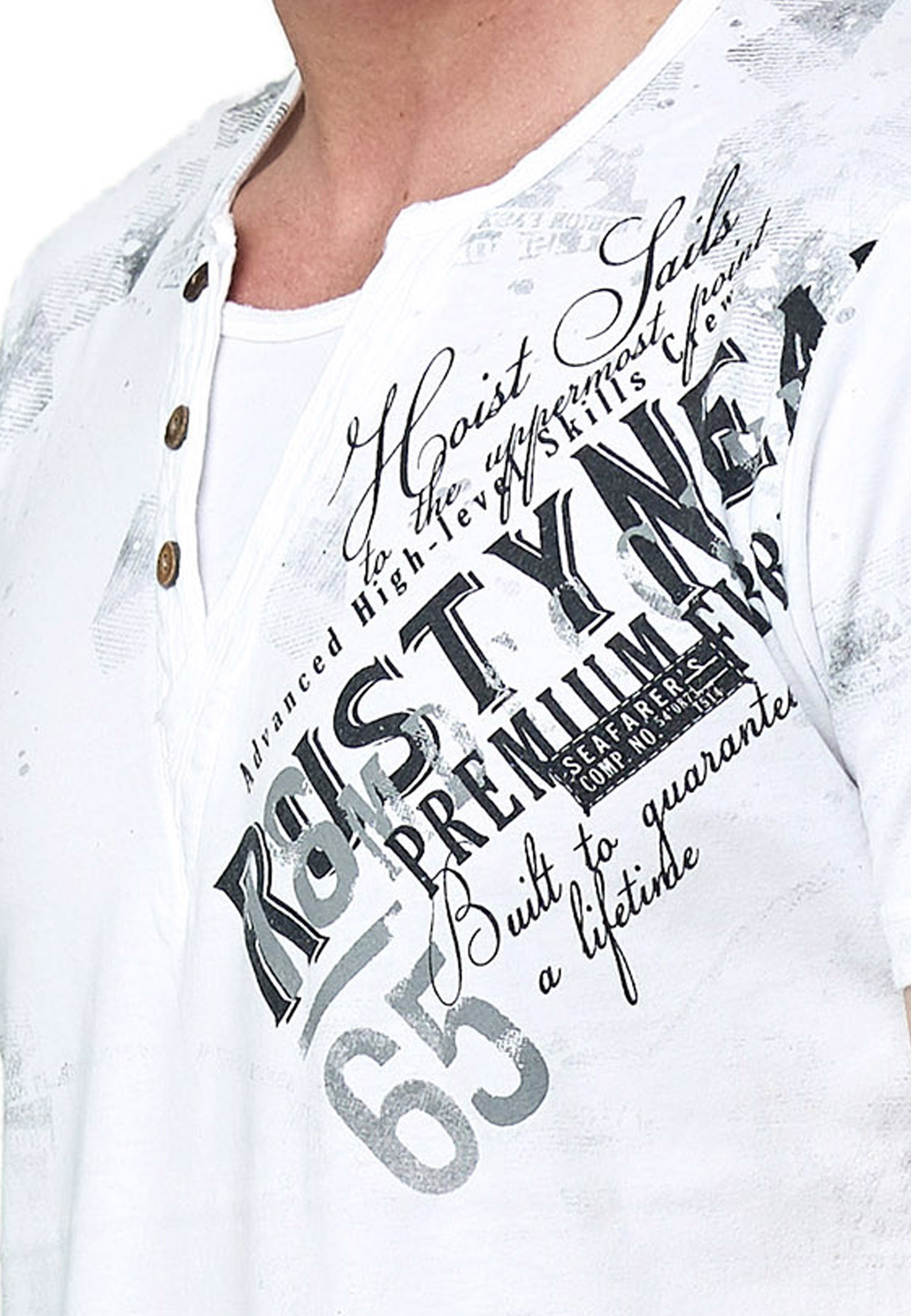 Rusty Neal T-Shirt, im coolen Used-Look-Design