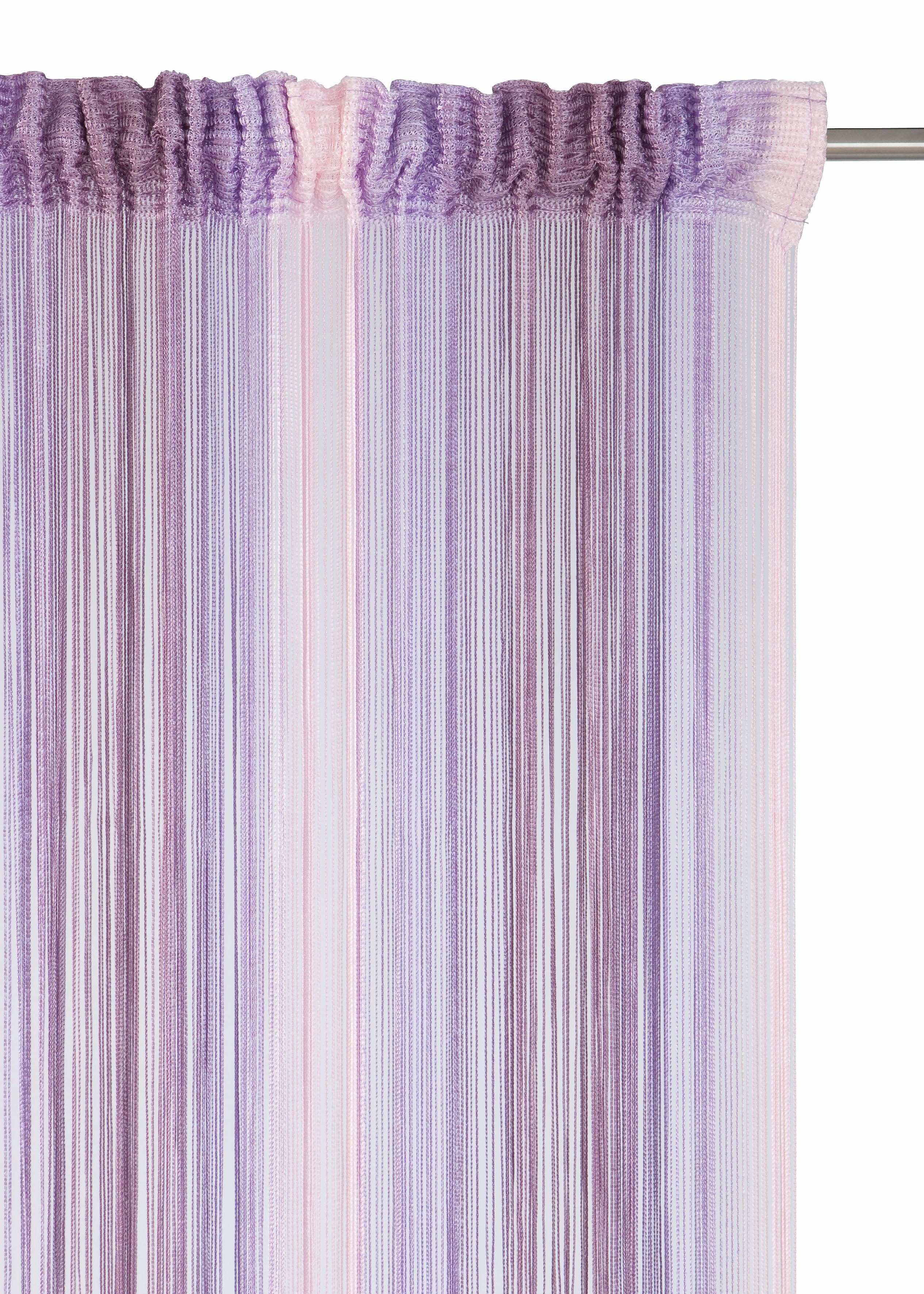 Thumbnail - Weckbrodt Fadenvorhang "Rebecca" Multifunktionsband 1 Stk. tlg. Fadengardine, Insektenschutz, transparent, kürzbar, Stor...