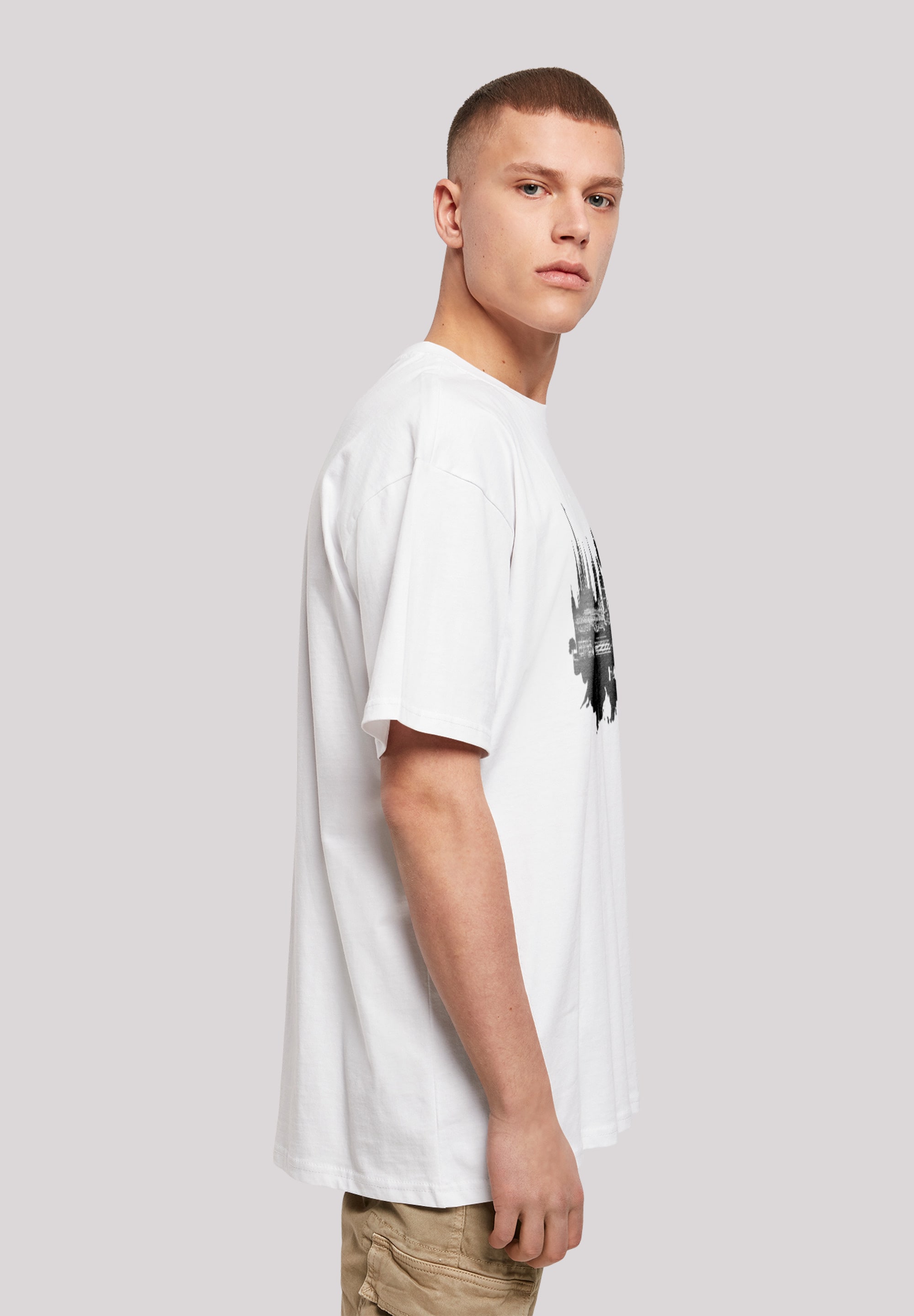 F4NT4STIC T-Shirt »Cities Collection - Hamburg skyline«, Print