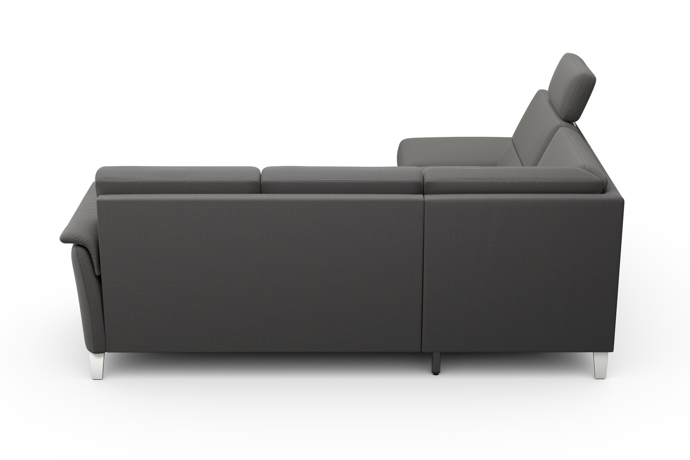 sit&more Ecksofa »Palmera L-Form«, Federkern, wahlweise mit Bettfunktion und mit/ohne Stauraum