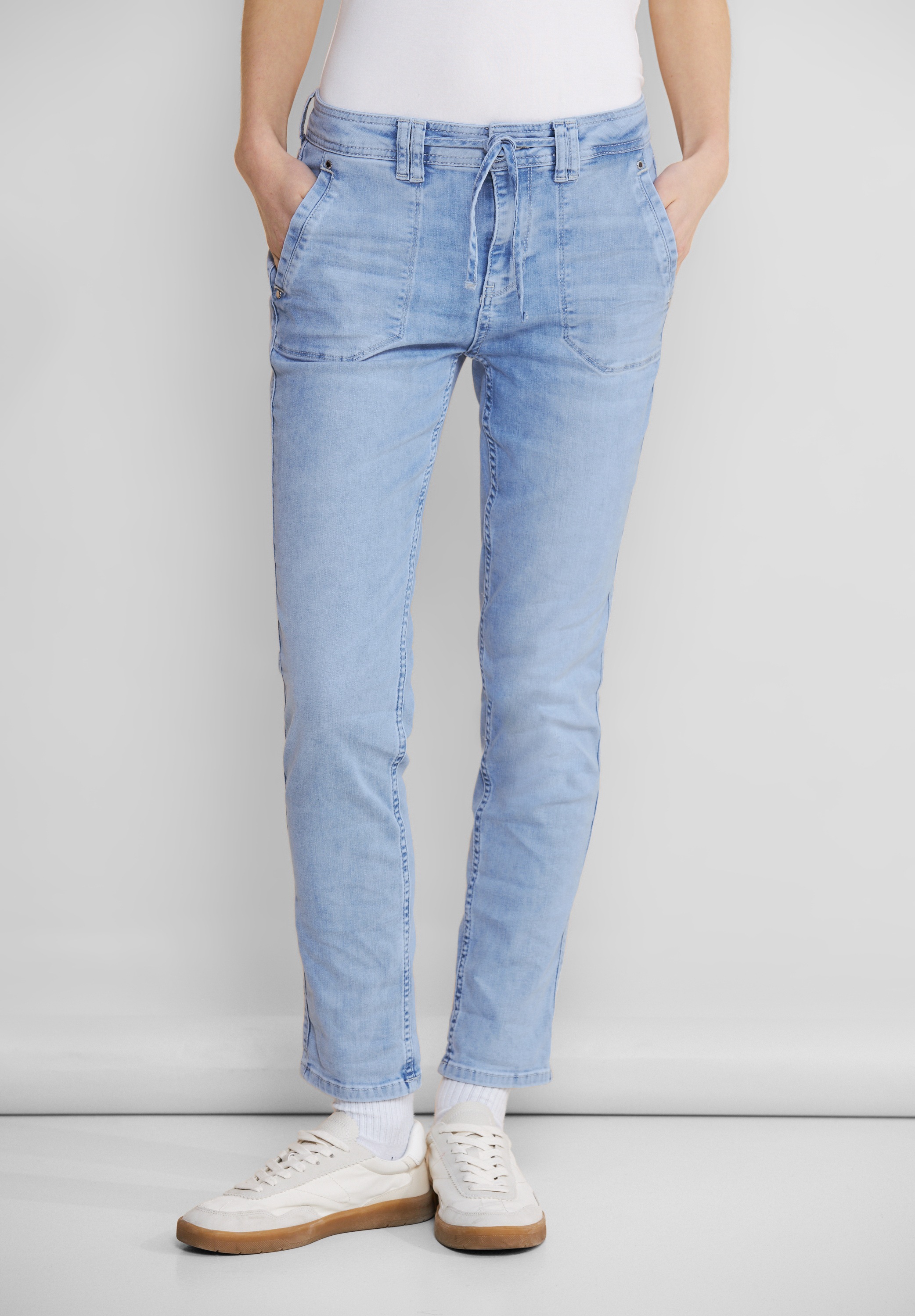 STREET ONE Gerade Jeans, Middle Waist