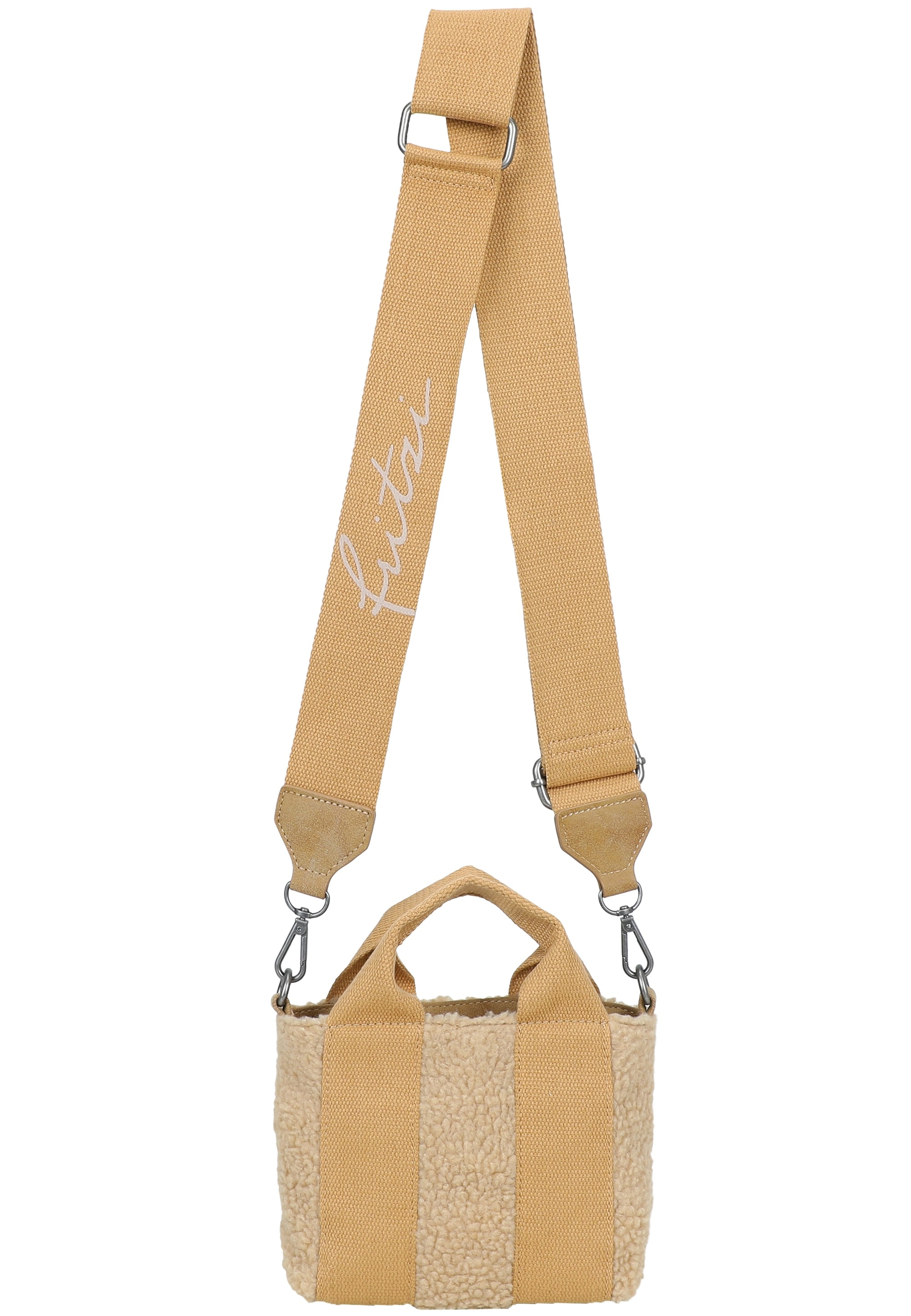 Fritzi aus Preußen Schultertasche »Fritzi Bini Limited Teddy« mit breitem Webbing-Schulterriemen