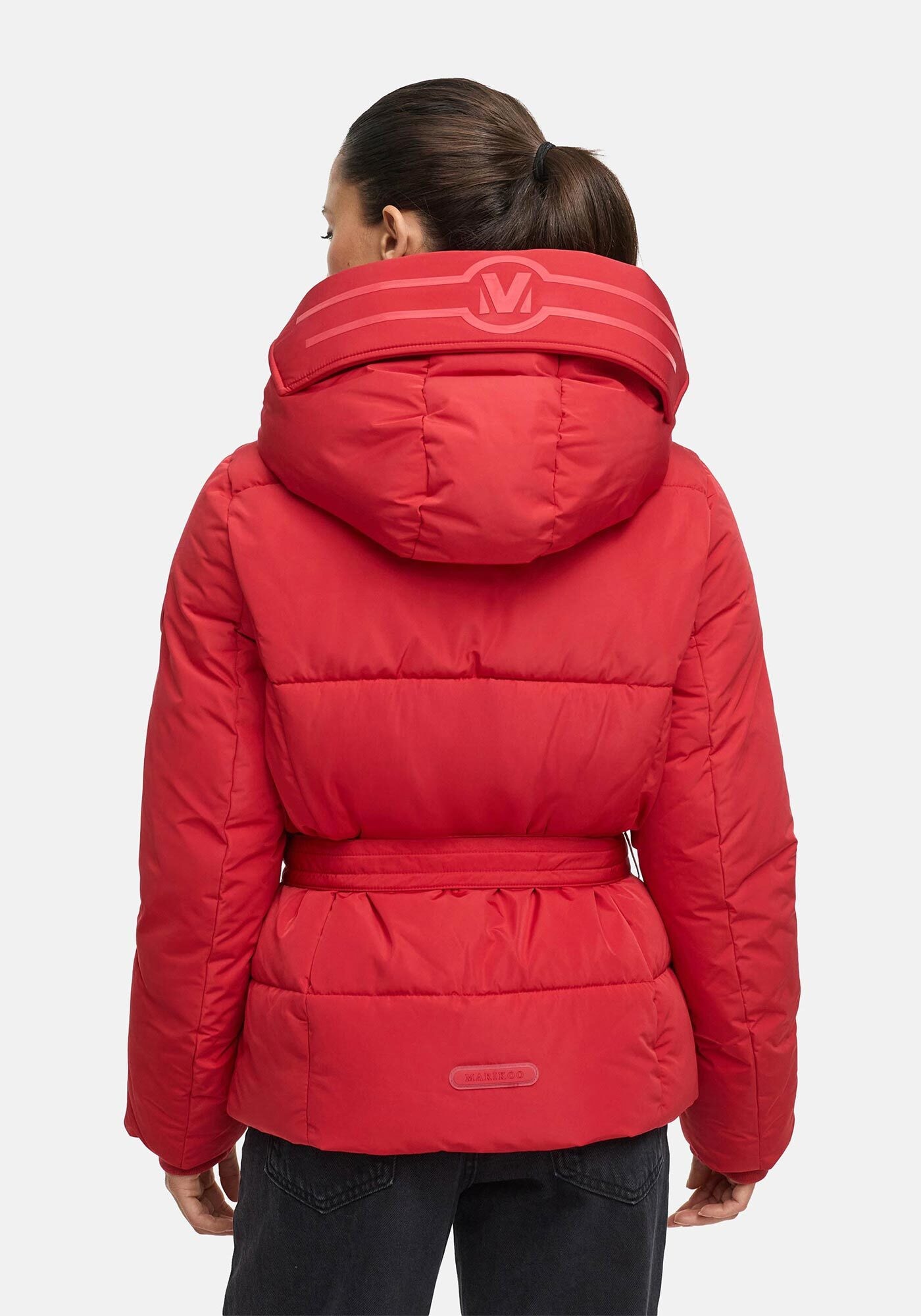 Marikoo Winterjacke »Aleynaa«, Winterjacke mit Taillengürtel