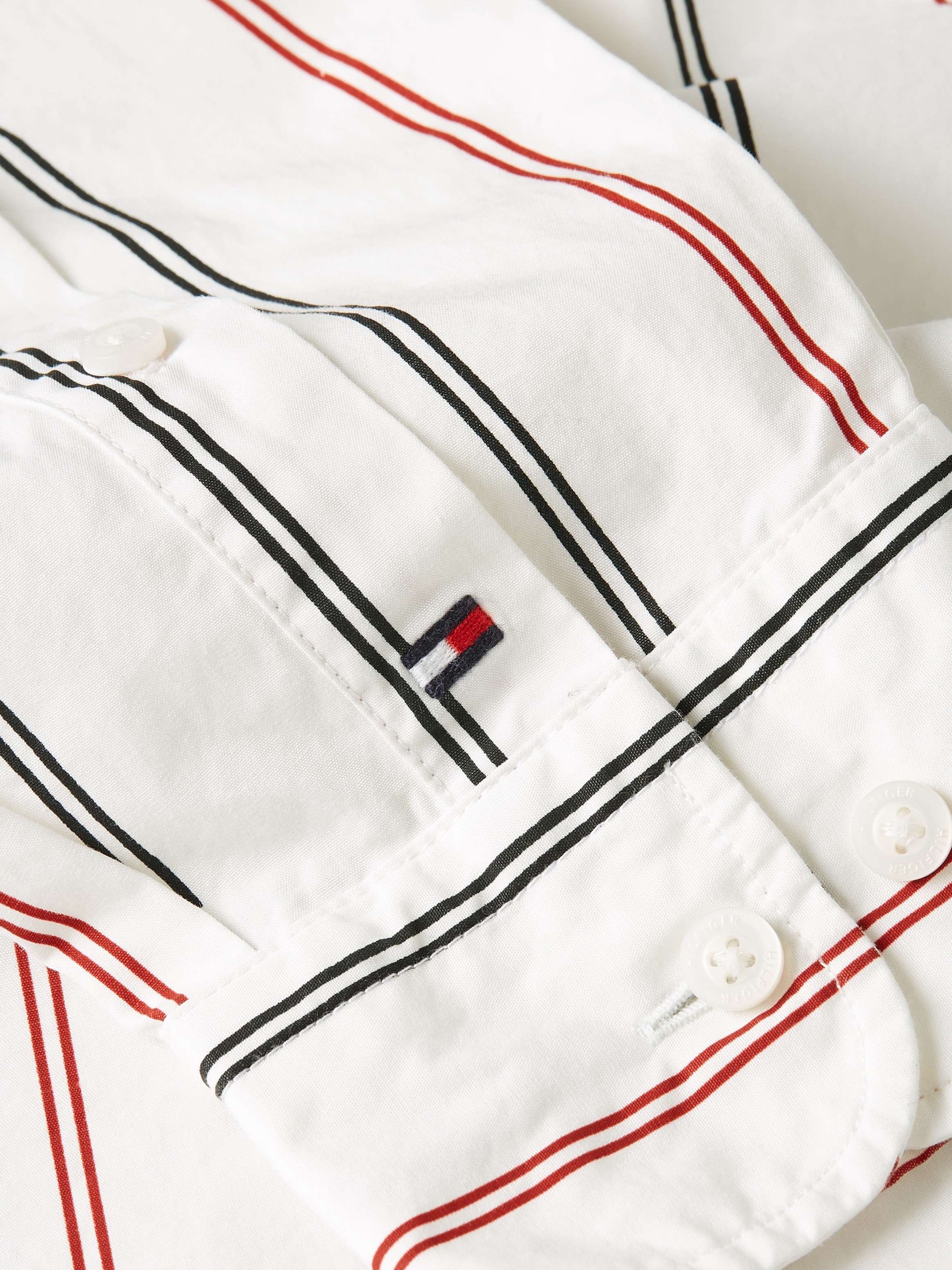Tommy Hilfiger Langarmhemd »HILFIGER DOUBLE STP Regular Fit SHIRT«
