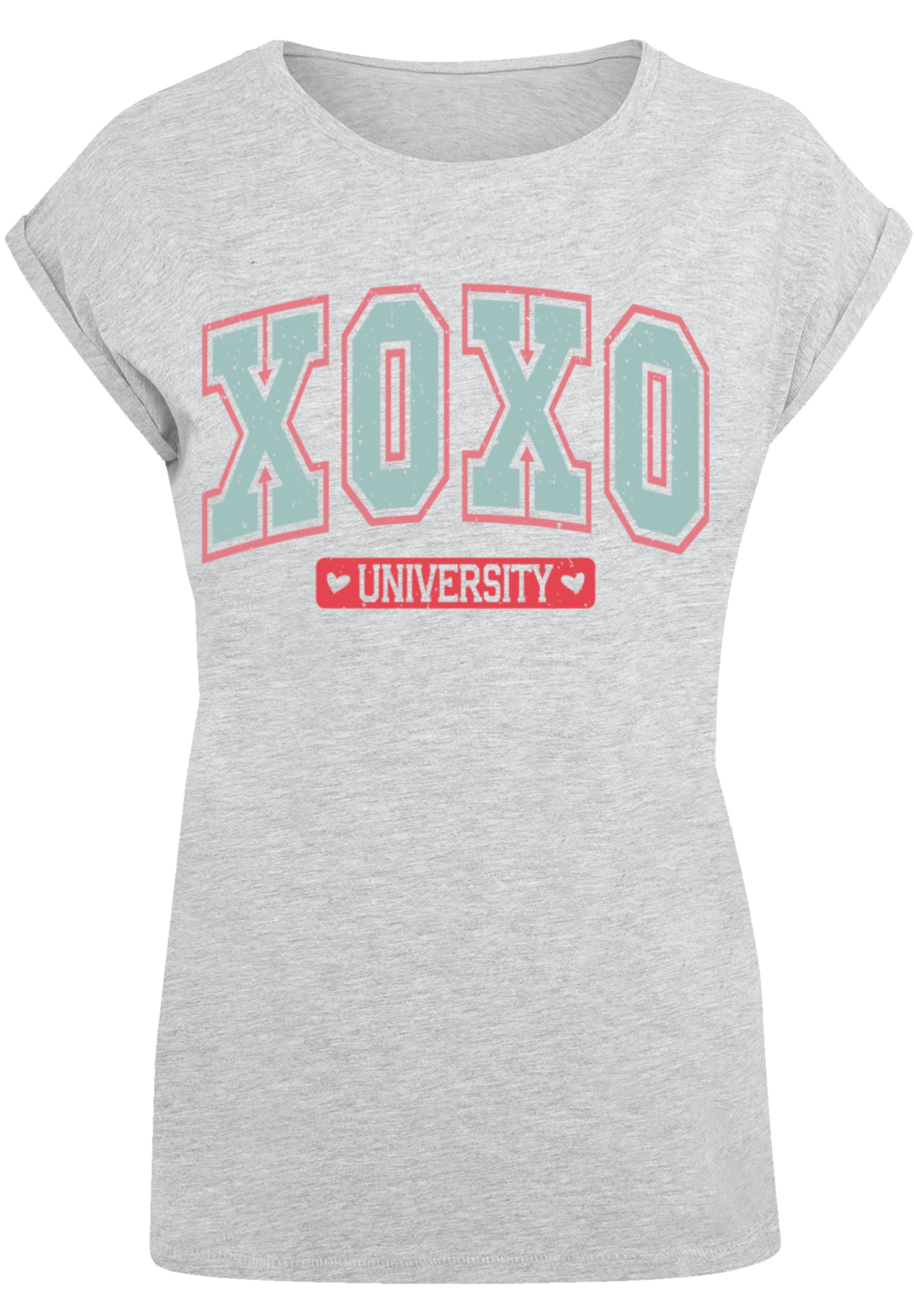 F4NT4STIC T-Shirt »XOXO University Valentinstag«, Premium Qualität