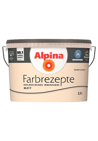 Alpina Wand- ir Deckenfarbe »Farbrezepte Sanf...