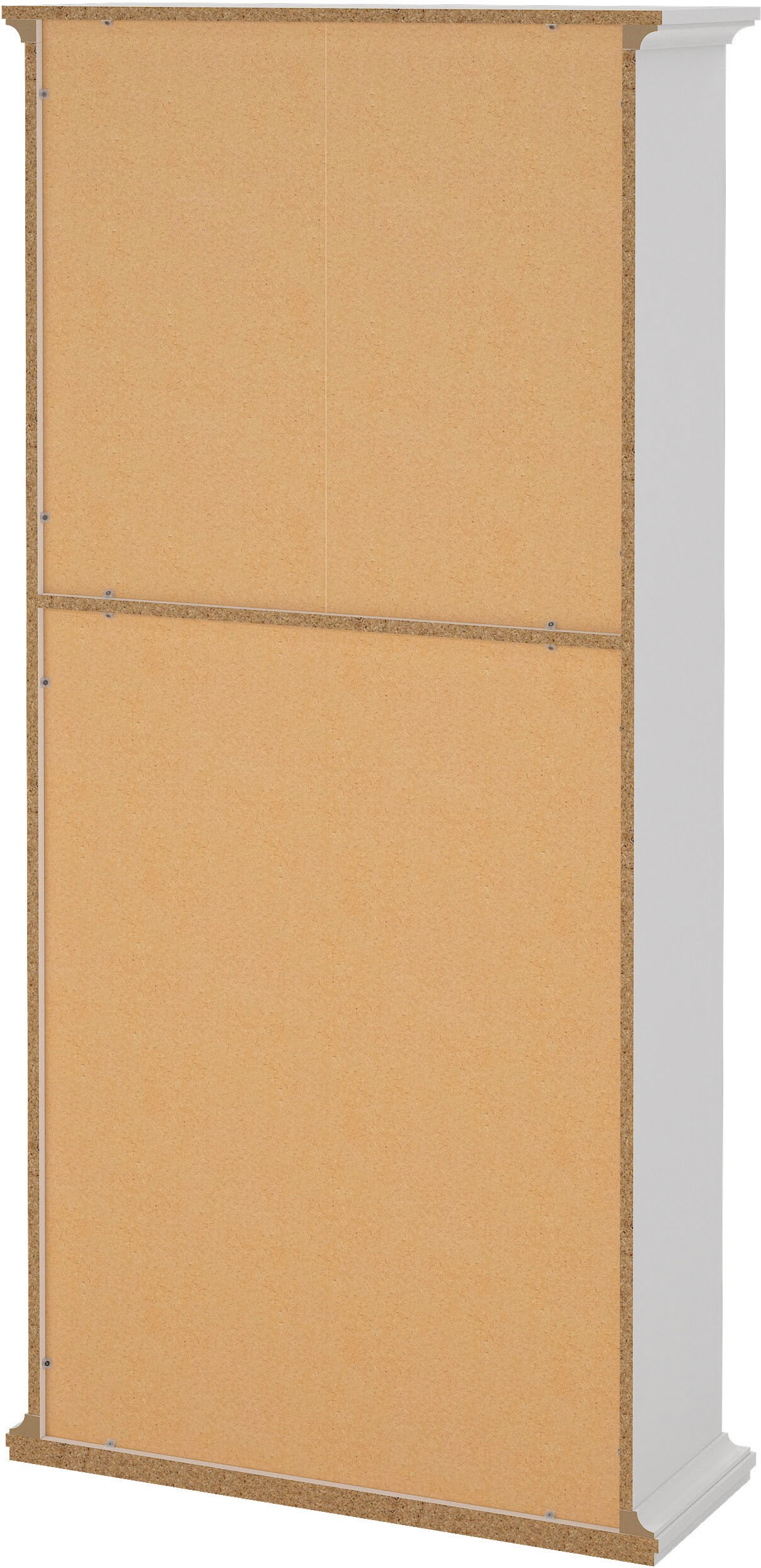 Home affaire Bücherregal »Paris Regal, Standregal, Stauraumregal, Ablageregal, Multifunktional,«, mit 4 Einlegböden, viel Stauraum, Kranzleiste, Höhe 200 cm