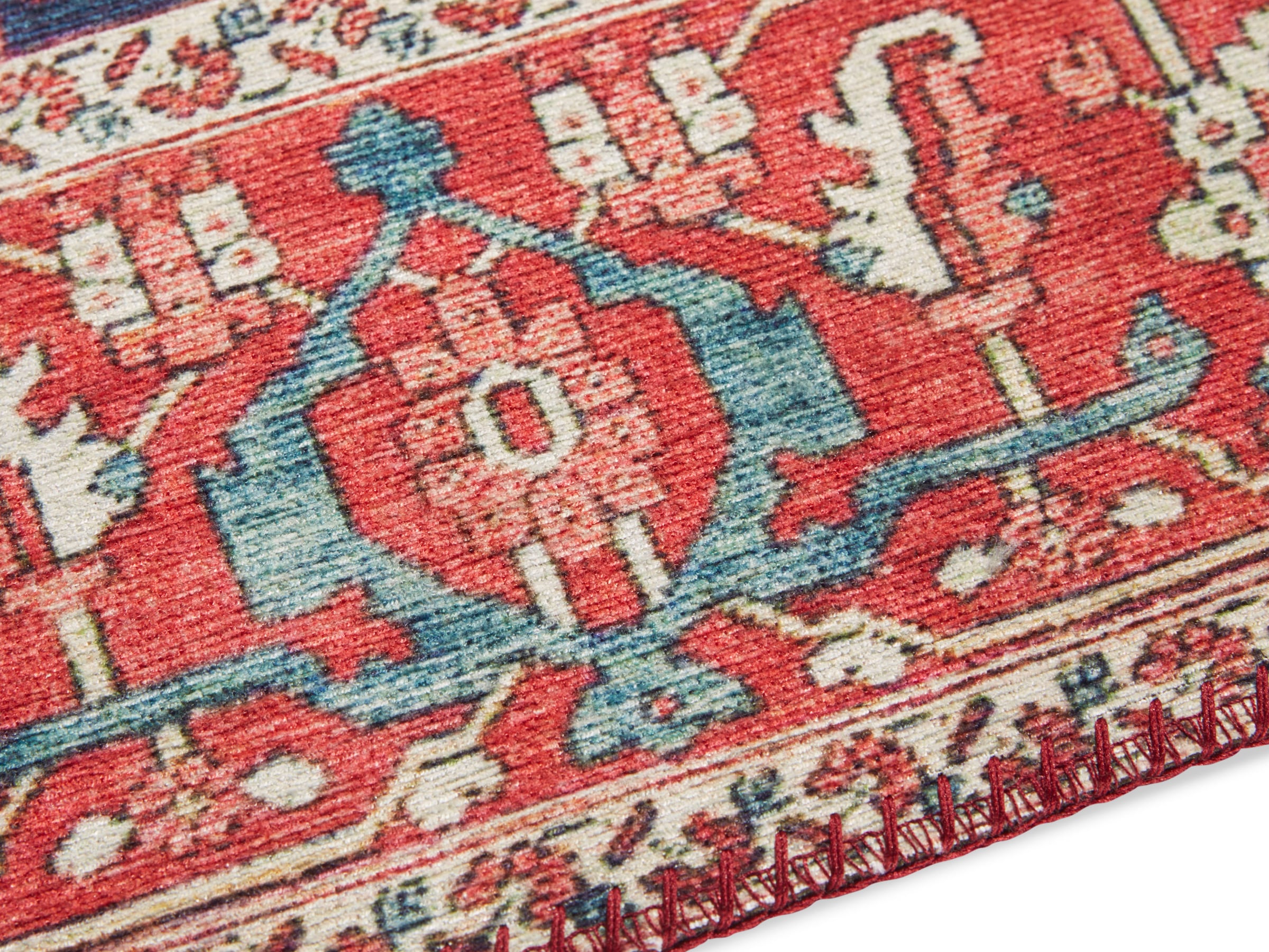 ELLE DECORATION Läufer »Täbriz«, rechteckig, 5 mm Höhe, Orient Optik, Vintage Design, gekettelt, kräftige Farben