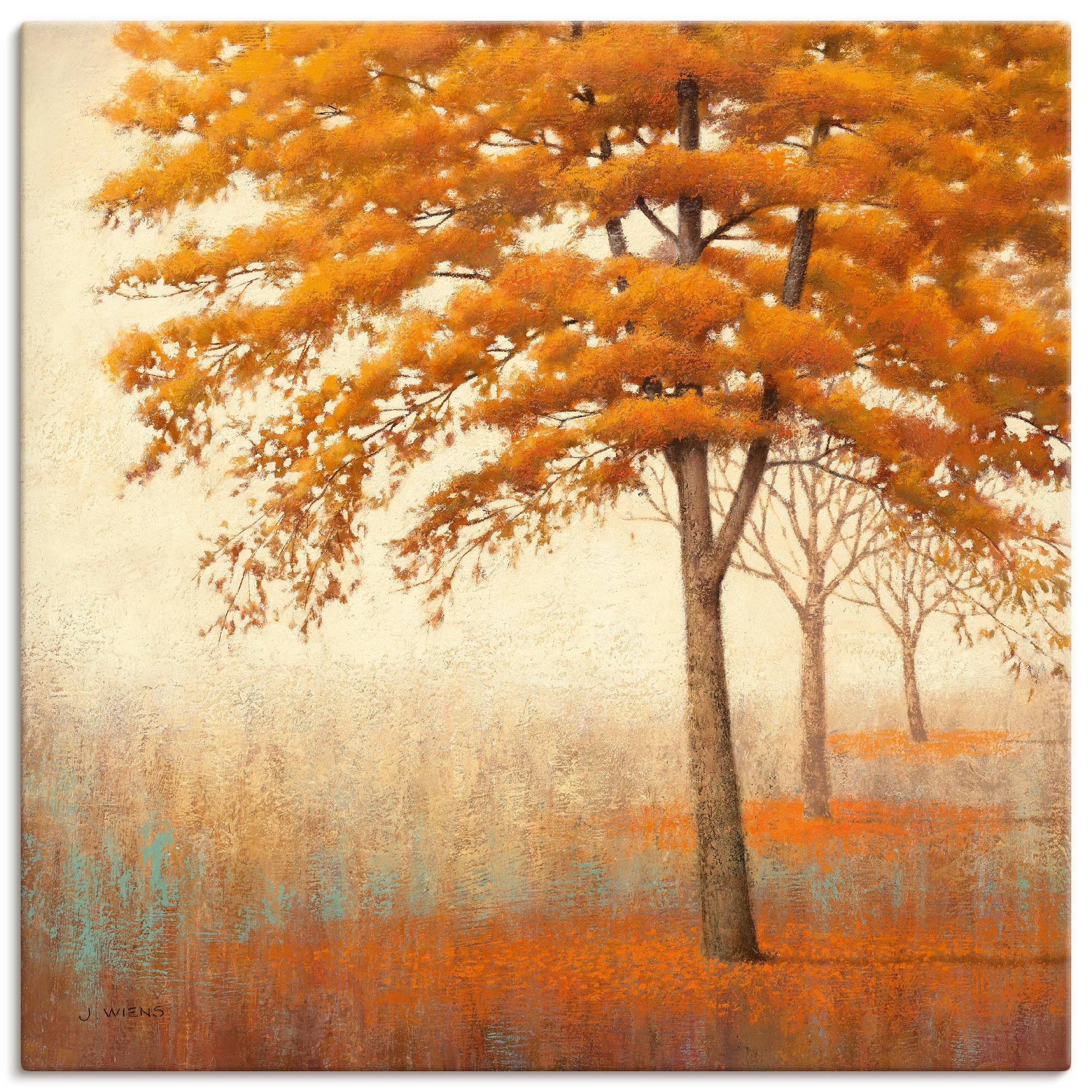 Leinwandbild, (1 Wandaufkleber Poster Größen Bäume, I«, oder BAUR | versch. in »Herbst als Baum Wandbild St.), kaufen Artland