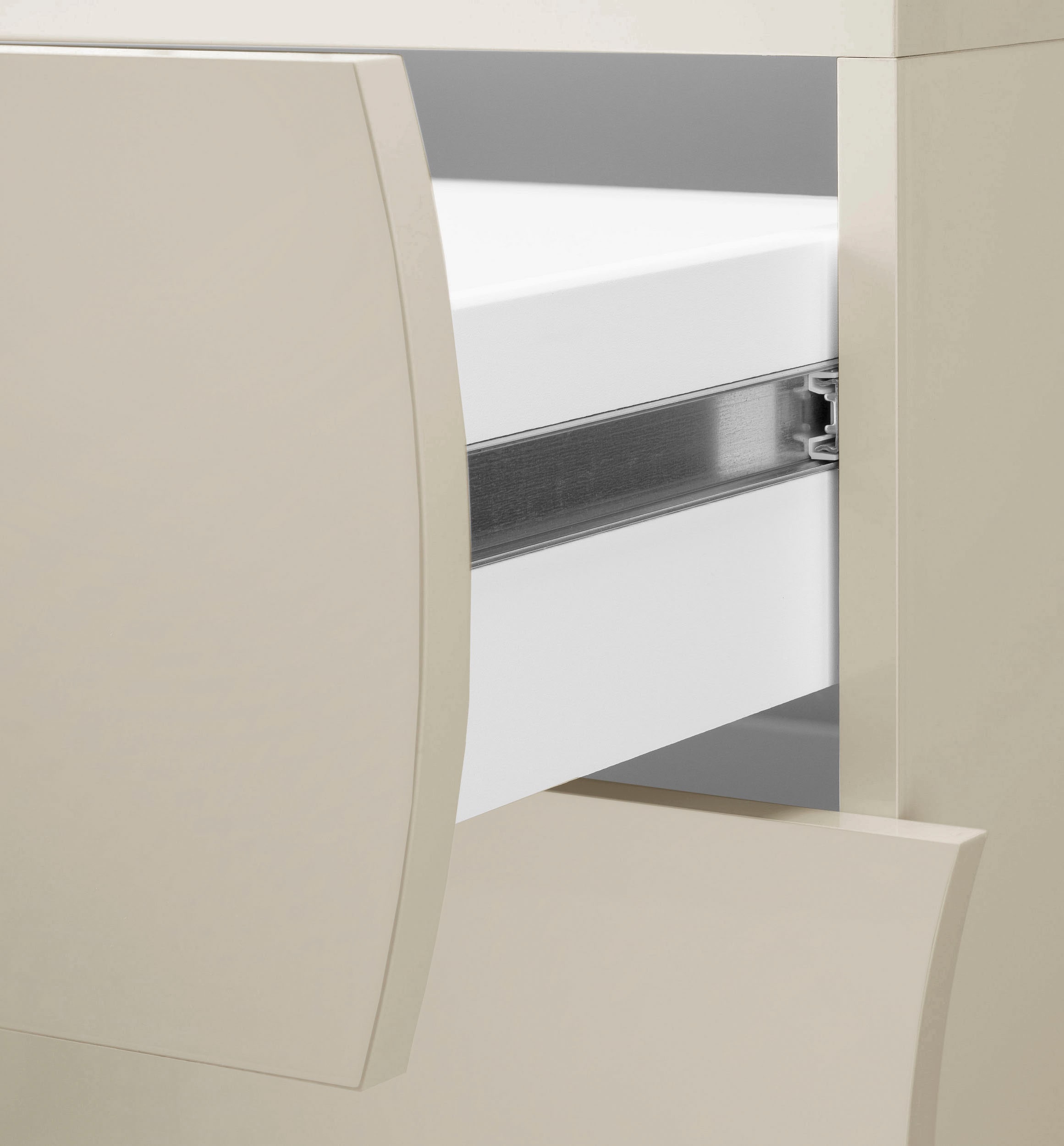 Home affaire Kommode »Onda« Onda, 154 cm breit, Kaschmir, mit 6 Schubladen, Made in Italy