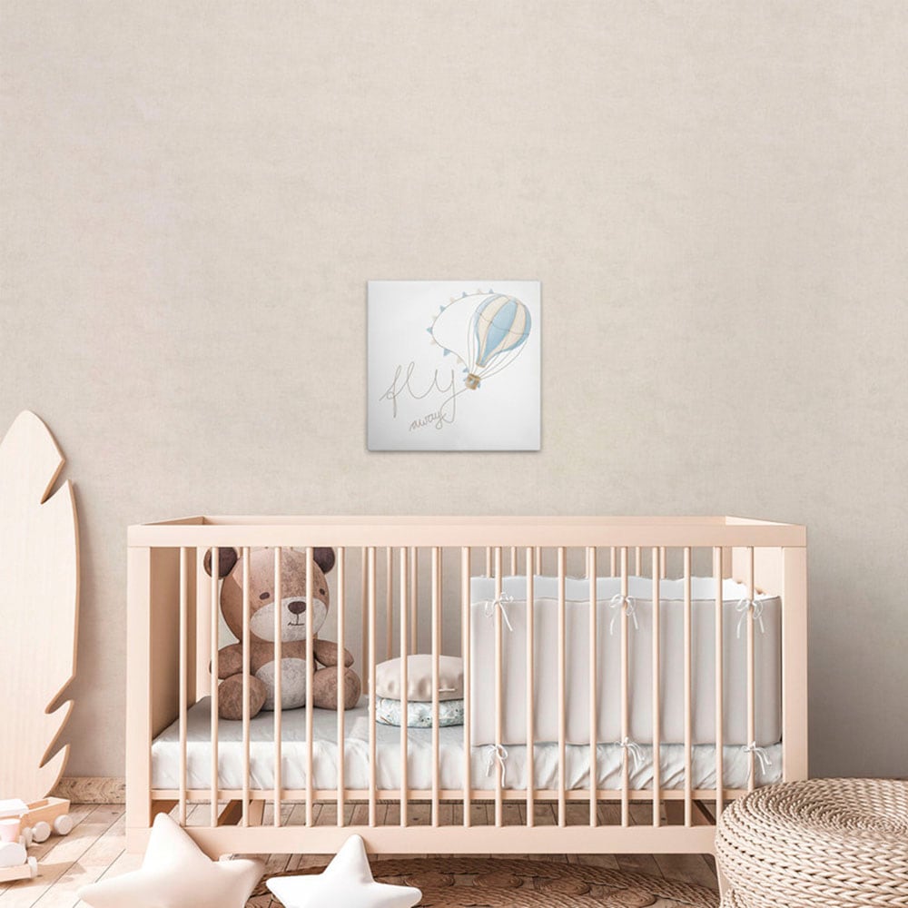 A.S. Création Leinwandbild "Fly Away 3 - Wandbild Beige Blau Keilrahmen Kin günstig online kaufen