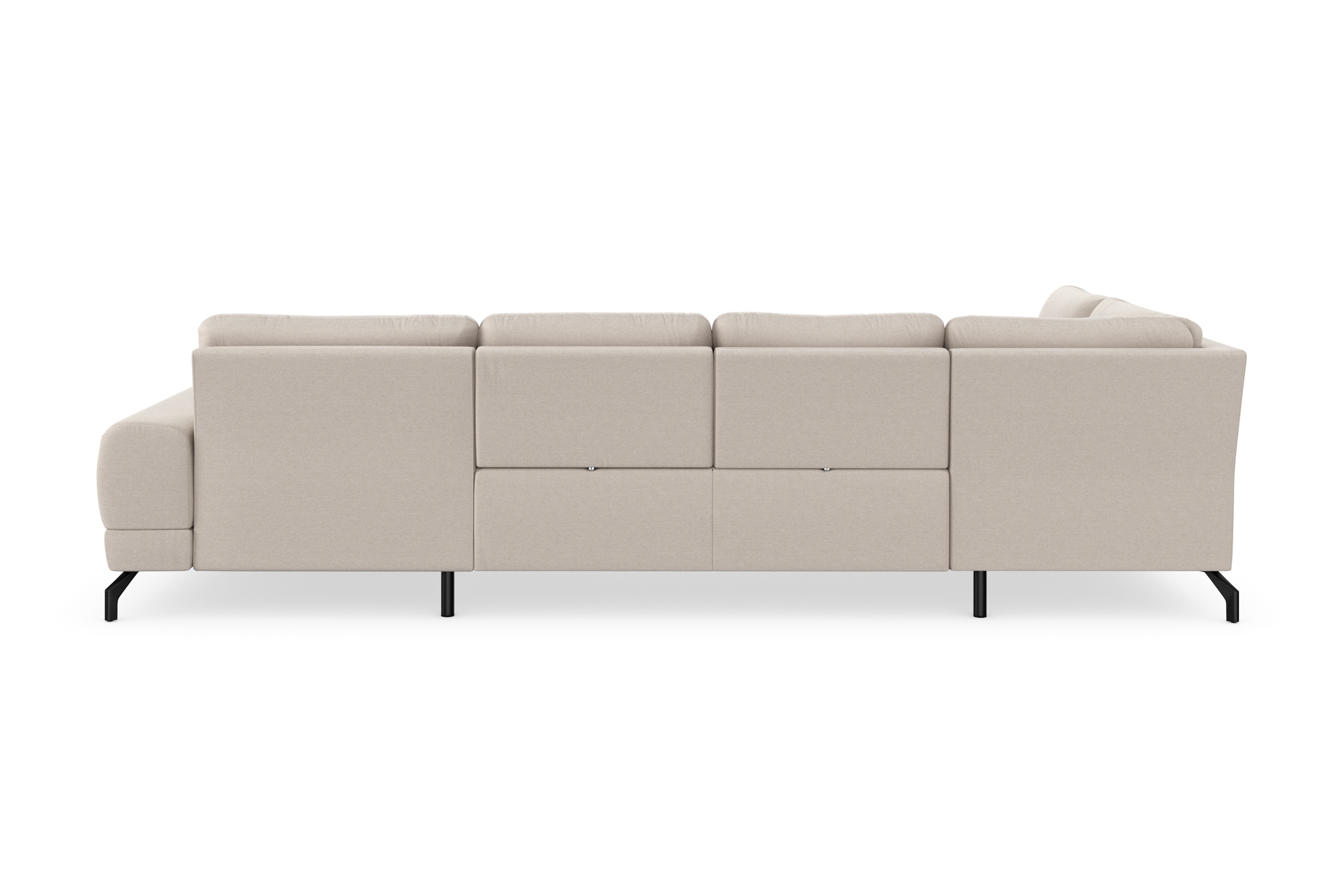 sit&more Wohnlandschaft »Cinturo U-Form« inklusive Sitztiefenverstellung und Federkern, Sitzhöhe 45 cm
