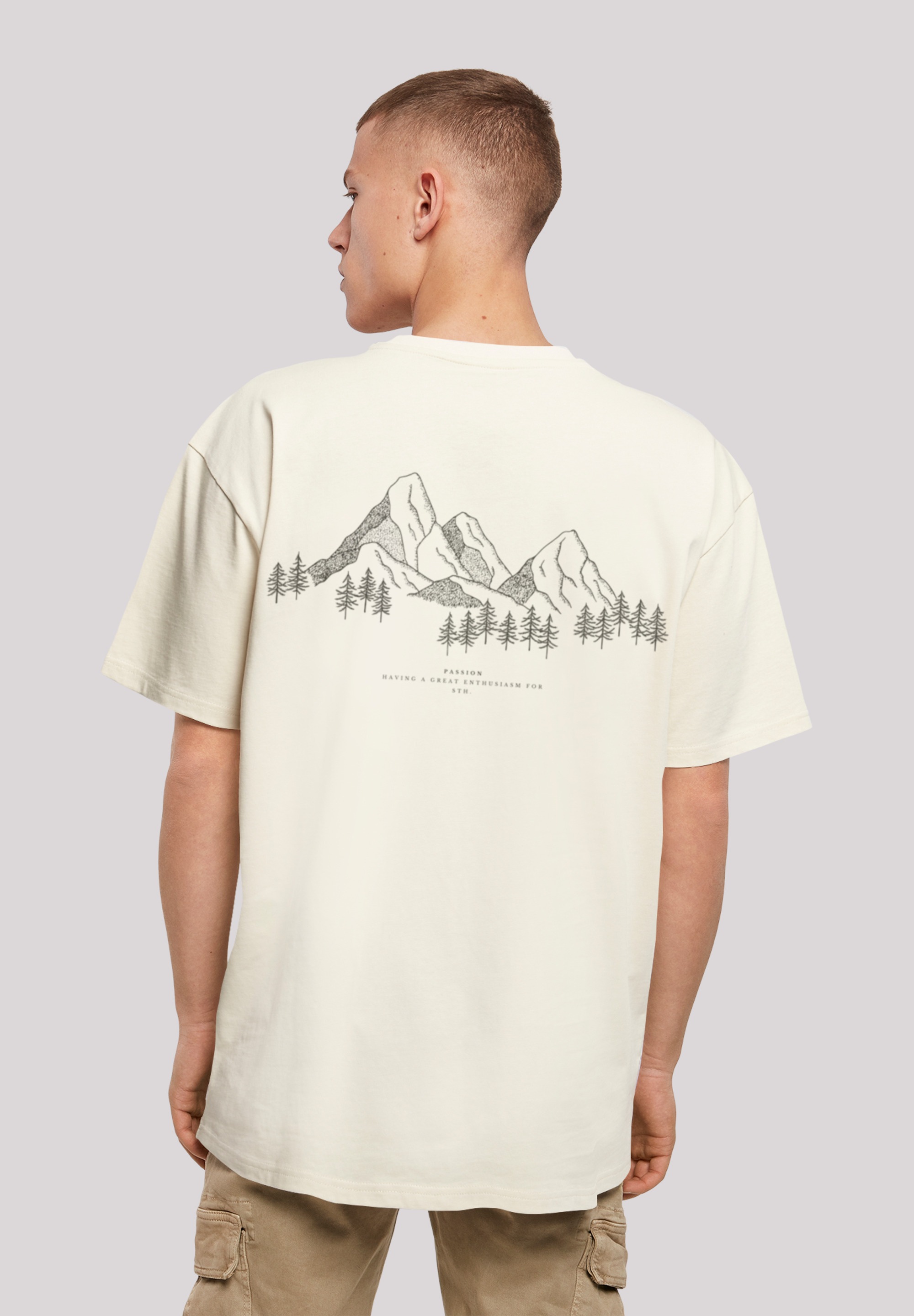 F4NT4STIC T-Shirt »Mountain Berge Urlaub Winter Schnee Ski« Print