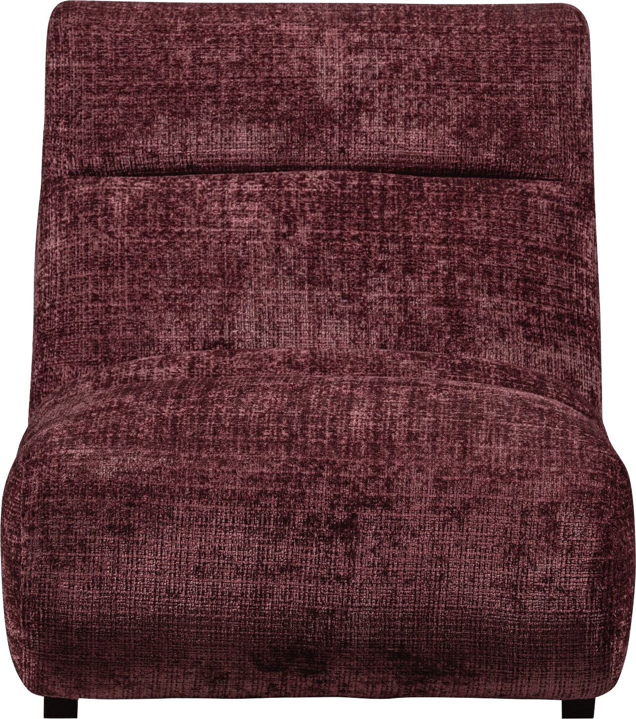 WOOOD Sessel »Observe«, frei im Raum stellbar, grob gewebter Chenille-Stoff, H 82 cm x B 75 cm