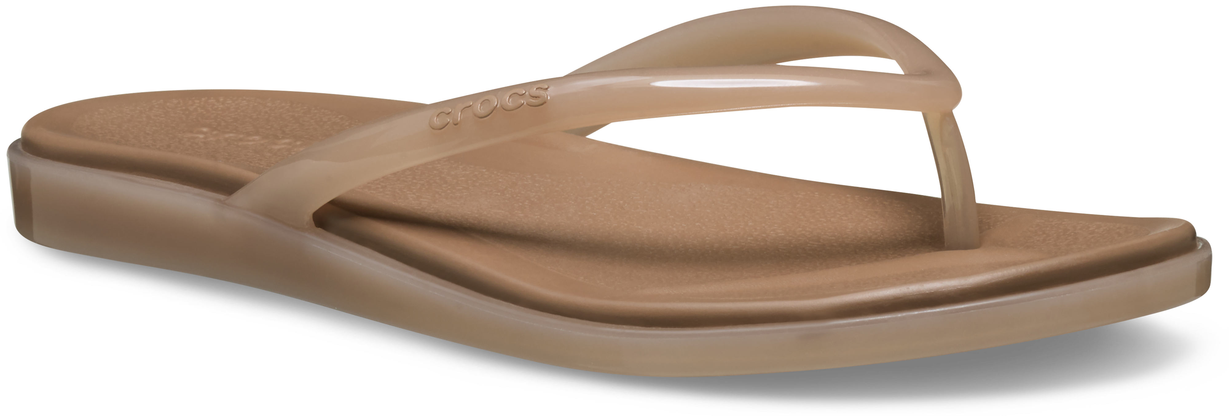 Crocs Zehentrenner "Miami Jelly Round Toe Flip" Sommerschuh, Urlaubsschuh, Strandschuh mit Zehensteg
