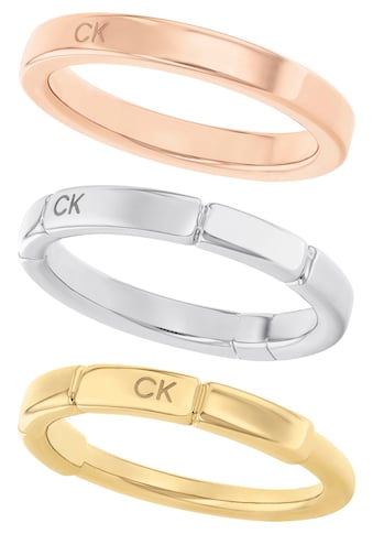 Calvin Klein Ring-Set »Multipack papuošalas Edelsta...