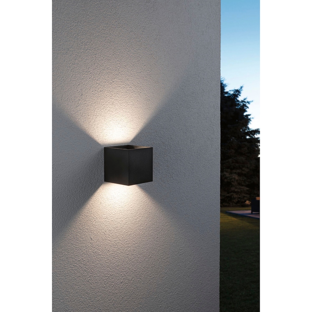 Paulmann LED Außen-Wandleuchte »Outdoor 230V Cybo RGBW Zigbee 2000-6500K anthrazit«, 2 flammig-flammig