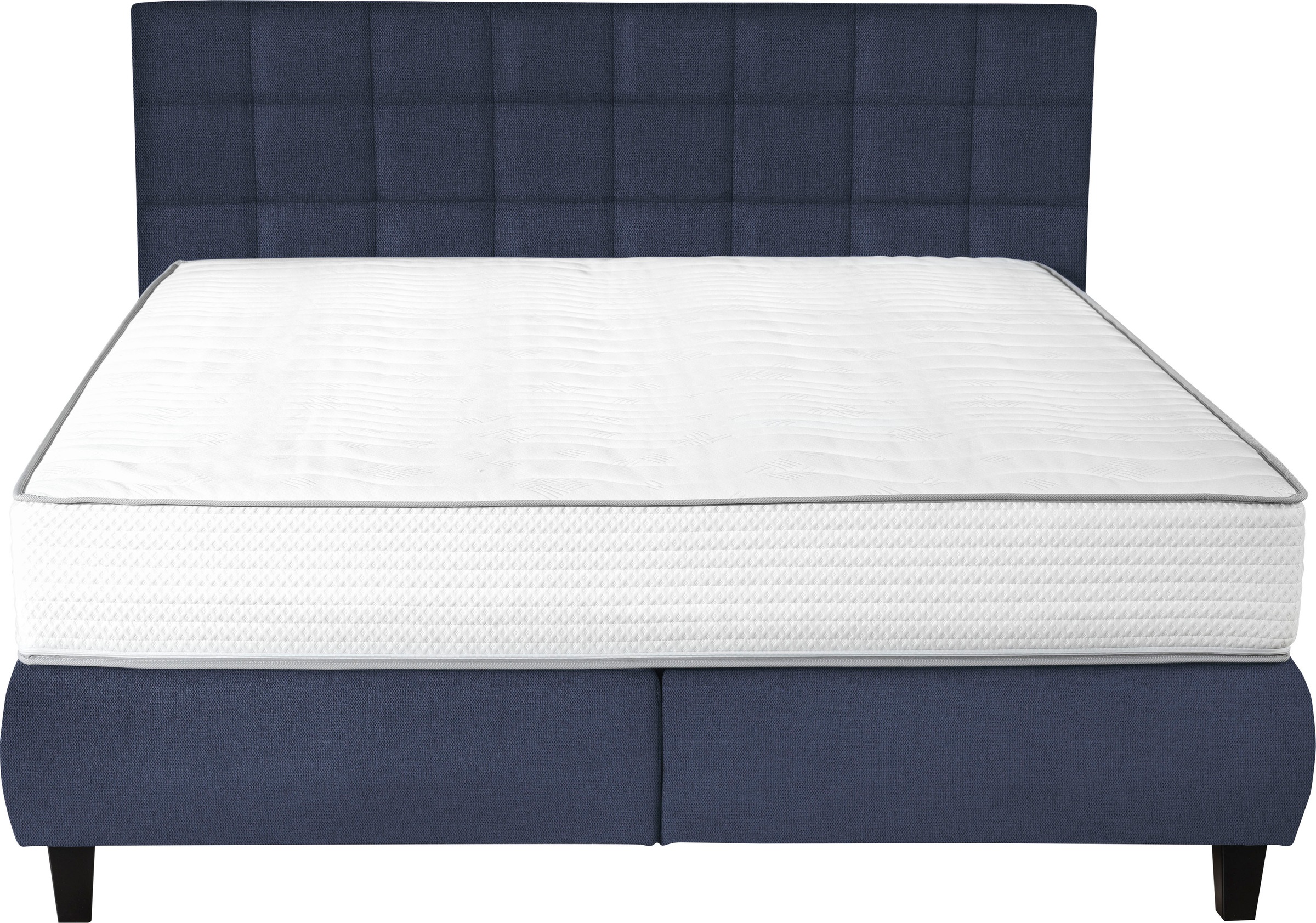 alina Boxspringbett »Edera«, Doppelbett wahlweise mit Topper, Liegefläche 180x200 cm, mit Steppung