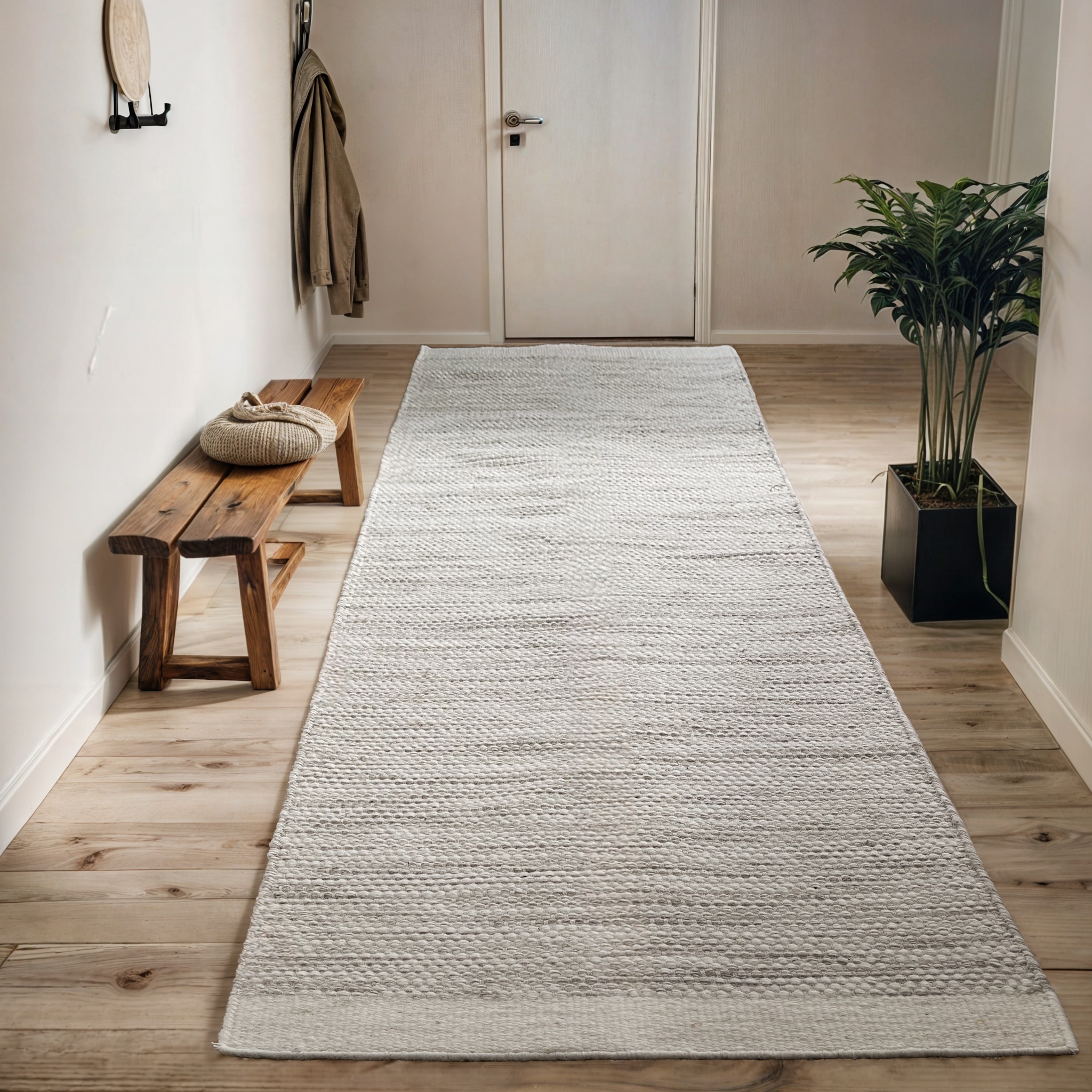 Myflair Möbel & Accessoires Wollteppich »WOOLY DREAM«, rechteckig, 10 mm Höhe, handgewebter Wendeteppich, meliert, reine Wolle, Wohnzimmer