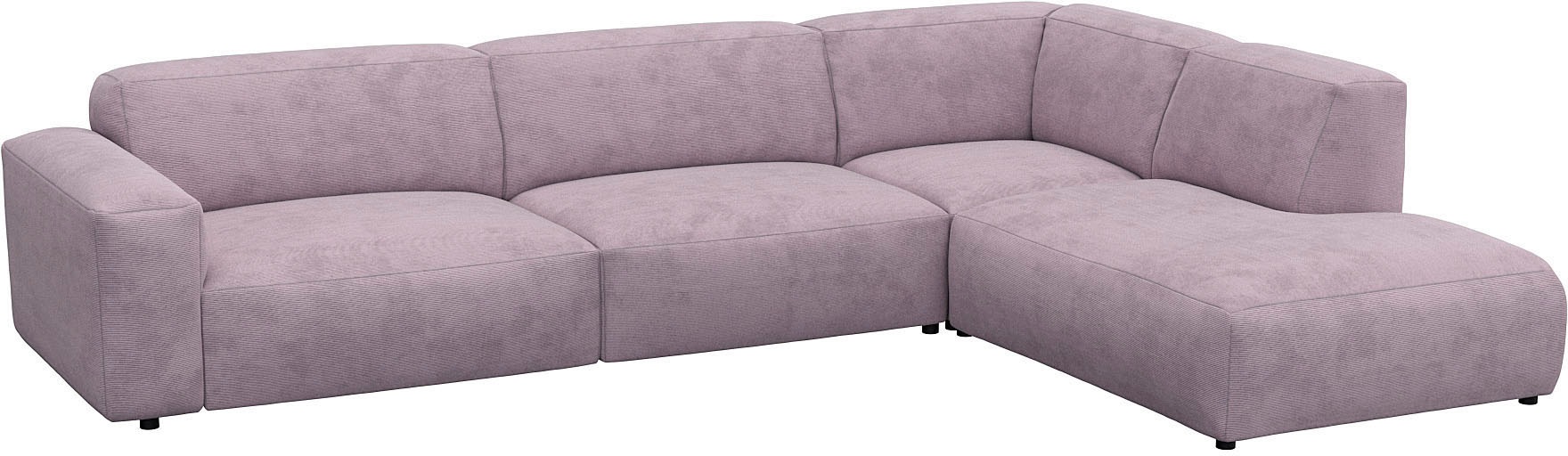 FLEXLUX Ecksofa "Lucera, super bequem durch hochwertigen Sitzaufbau mit Kal günstig online kaufen