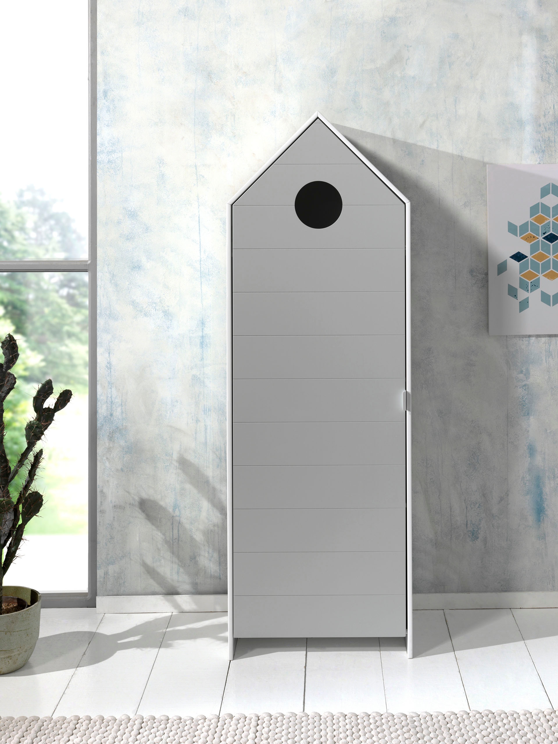 Vipack Drehtürenschrank »Casami, mit Soft-Close, viel Stauraum, TOP modern«, (B/H/T ca. 57,6x171,3x37cm, verschiedene Farben, Strandhaus-Optik), als Kleider-/Wäscheschrank nutzbar, universell einsetzbar