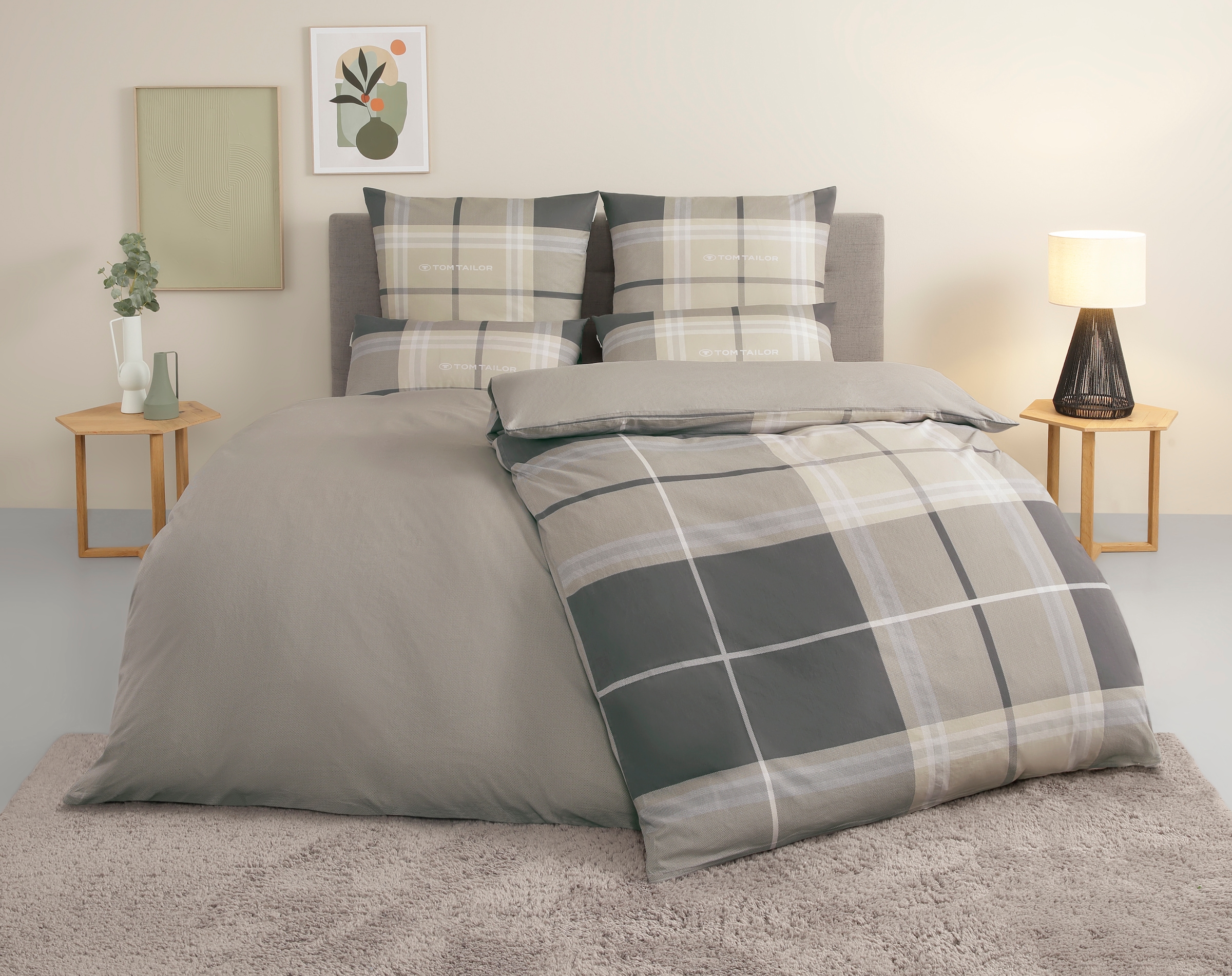 TOM TAILOR HOME Wendebettwäsche "Eric in Gr. 135x200 oder 155x220 cm" 3 mit günstig online kaufen