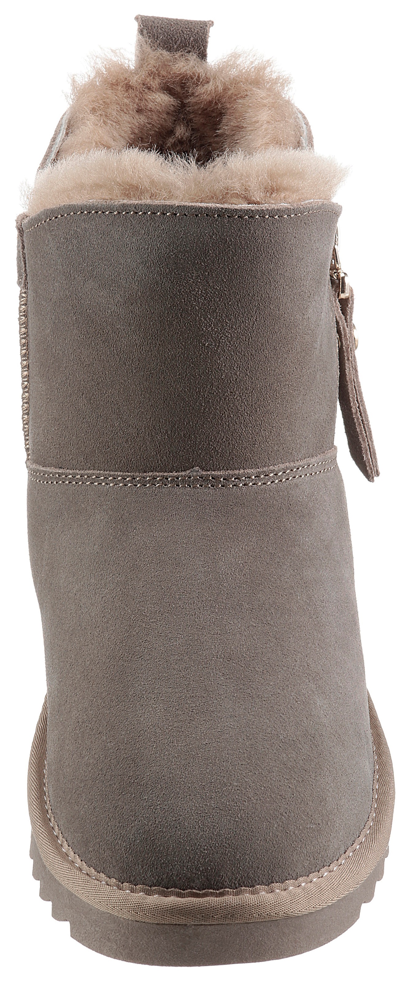 Ara Alaska Short Zip Winterstiefel Taupe 43 3