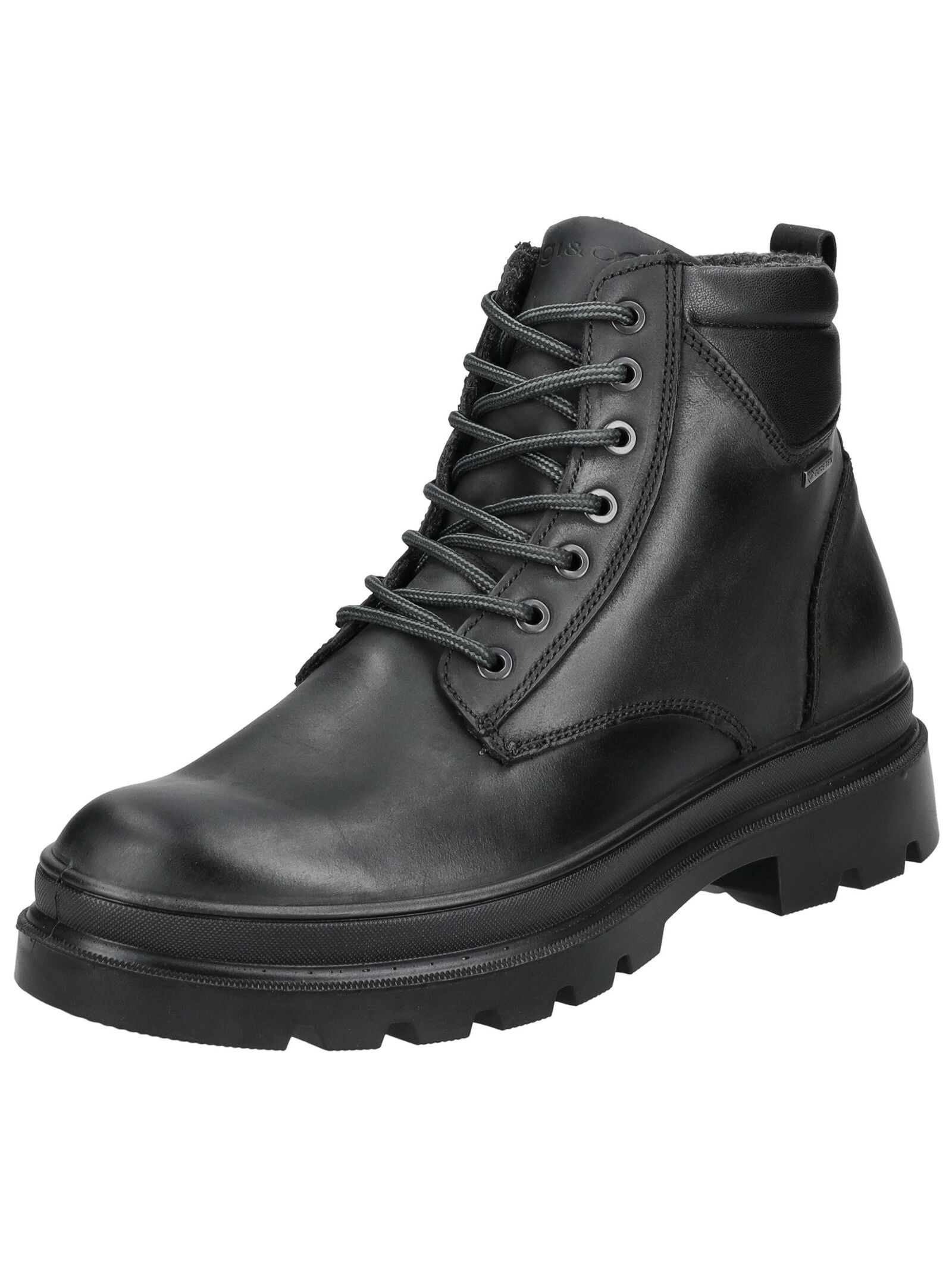 IGI & CO Schnürstiefelette "IGI & CO Stiefelette Nubukleder/Textil" günstig online kaufen