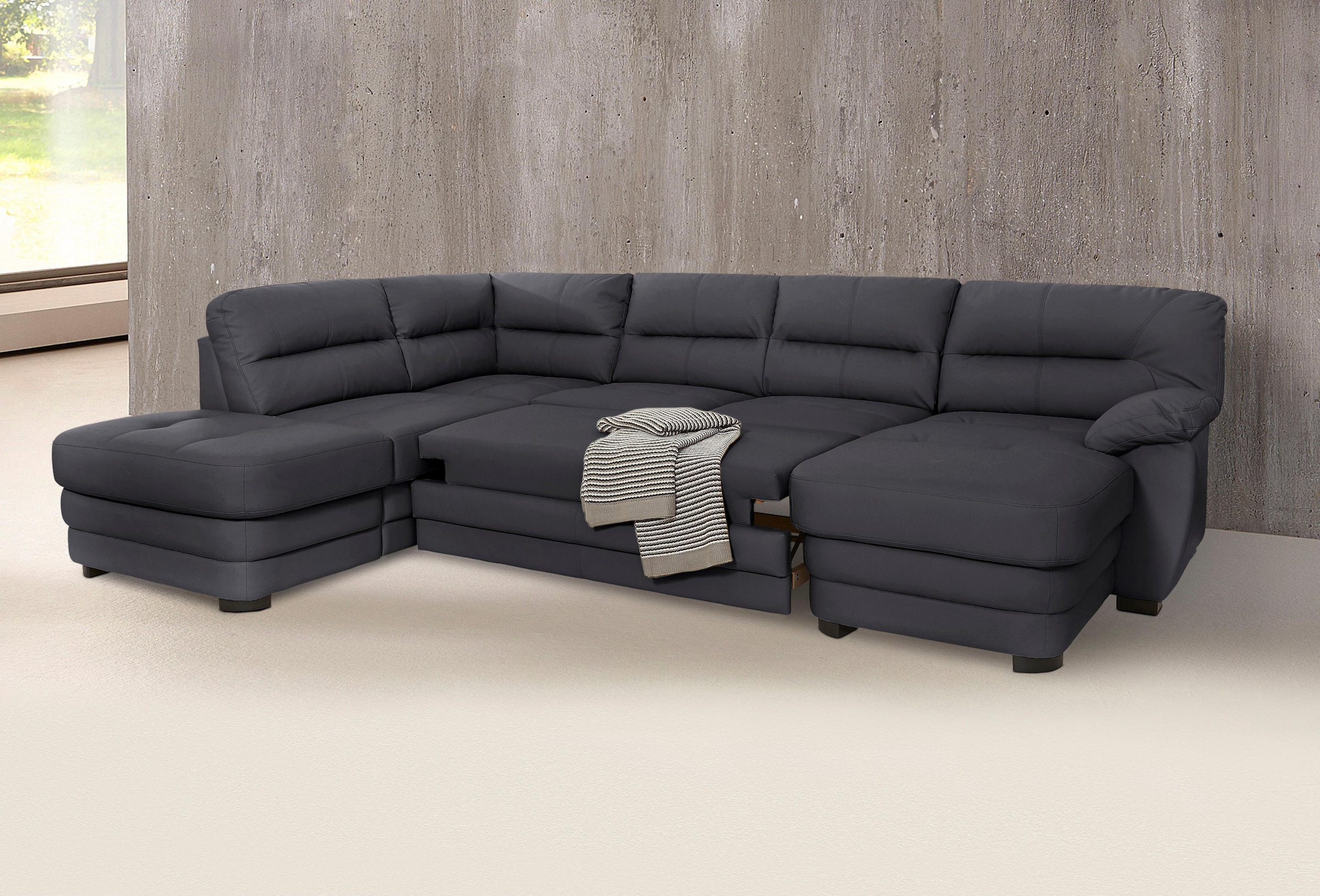 COTTA Wohnlandschaft »Royale U-Form«, wahlweise mit Bettfunktion