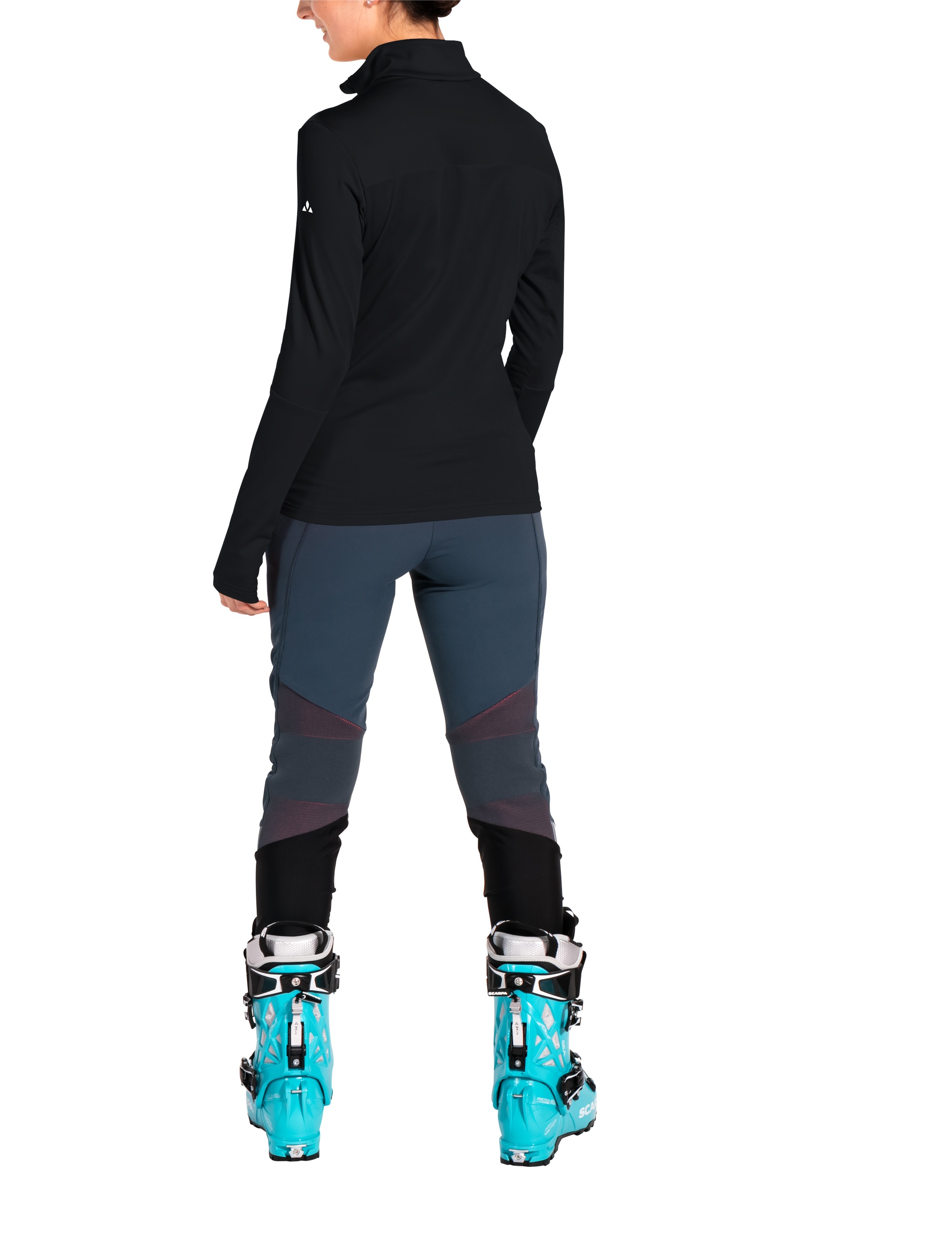 VAUDE Langarmshirt "WOMENS LIVIGNO HALFZIP II" 1 Stk. mit Reißverschluss, h günstig online kaufen