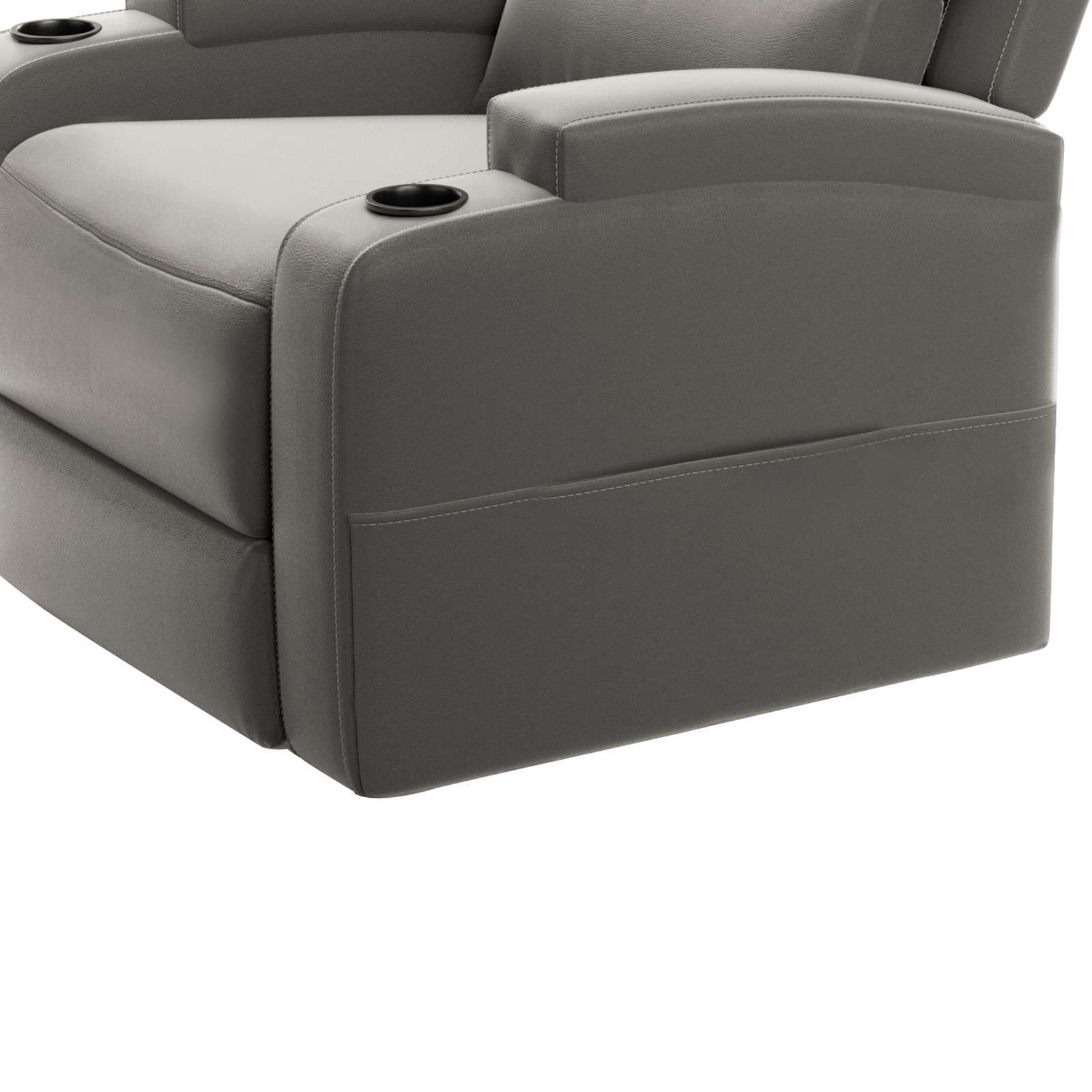 Home affaire Relaxsessel »Napori«, TV-Sessel, Kinosessel mit Relaxfunktion in 2 Sitzen, Getränkehalter