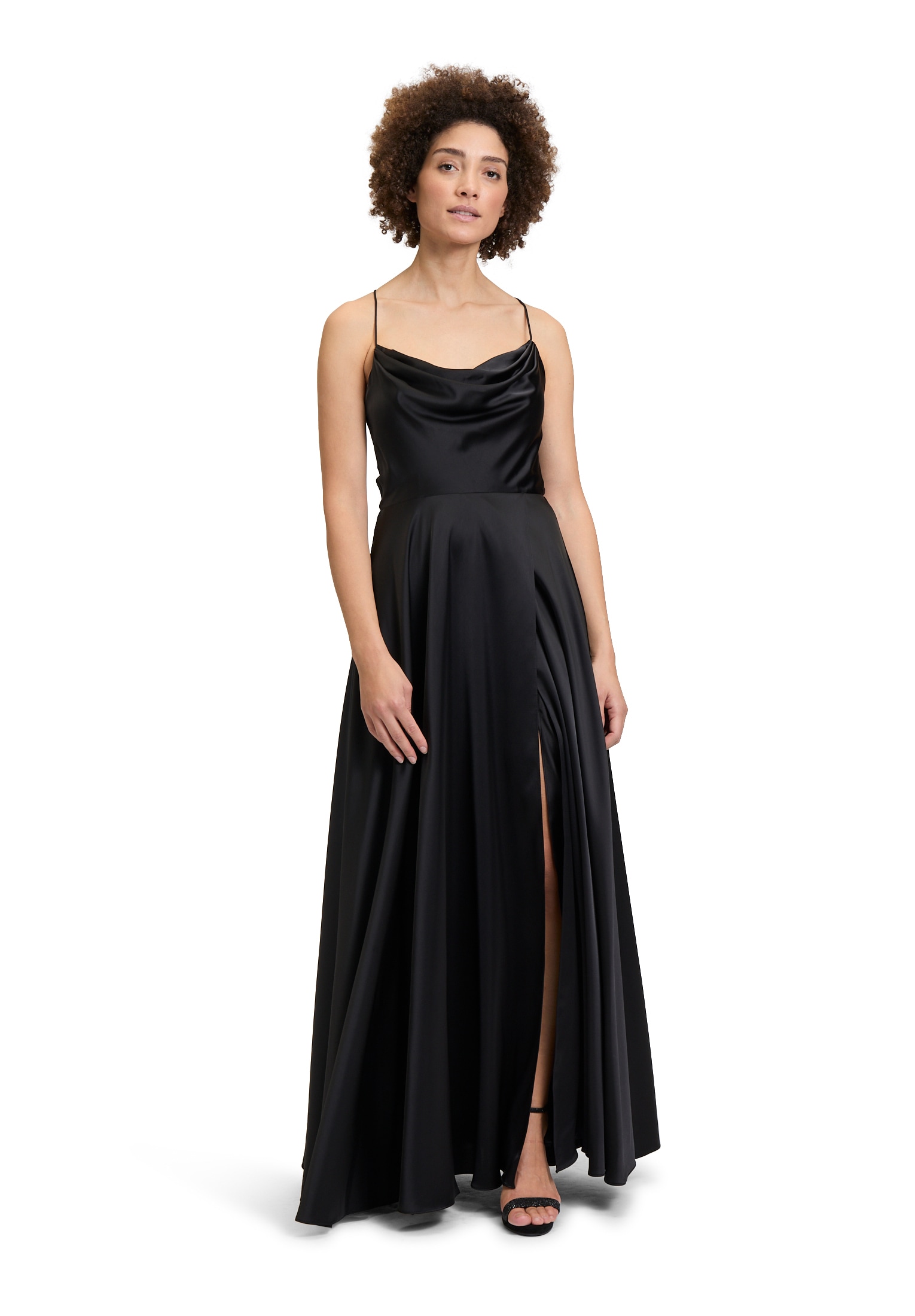 Abendkleid »Vera Mont Abendkleid mit Wasserfallausschnitt«, Material