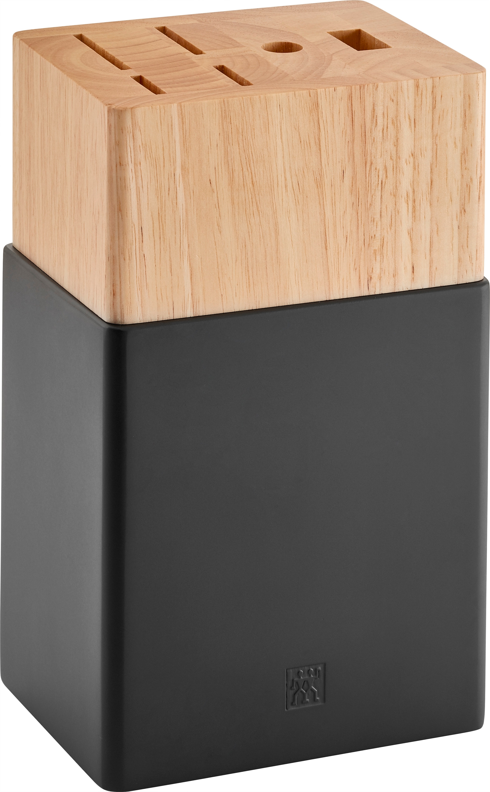 Zwilling Messerblock »***** FIVE STAR«, 8 tlg., Messerblock mit 4 Messern + 1 Schere + 1 Wetzstahl, Birke, schwarz