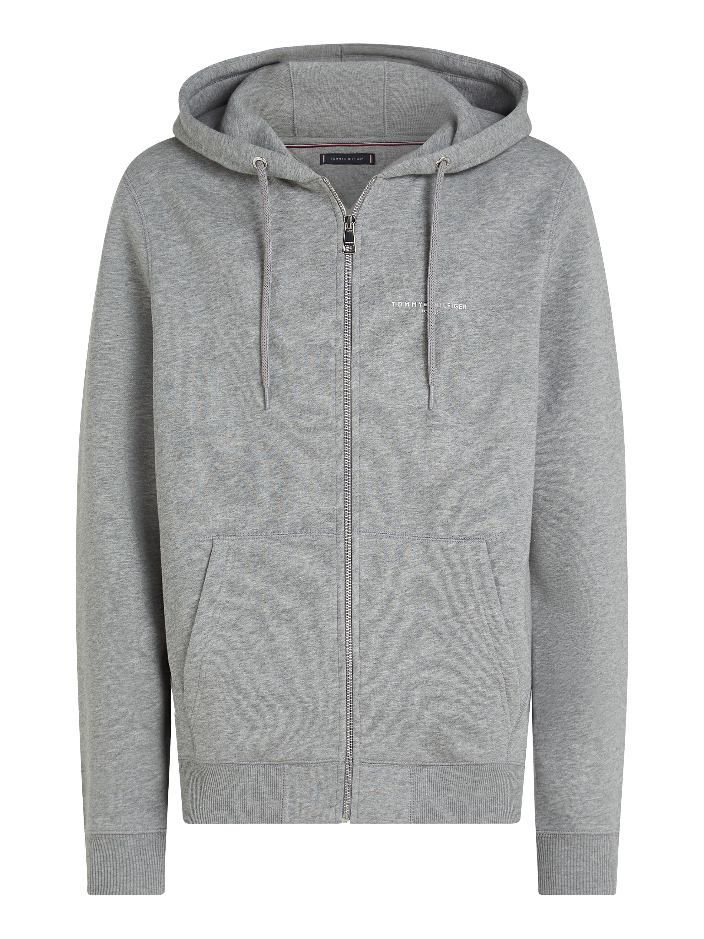 Tommy Hilfiger Sweatjacke »SMALL TOMMY LOGO ZIP HDD«, mit Logoschriftzug
