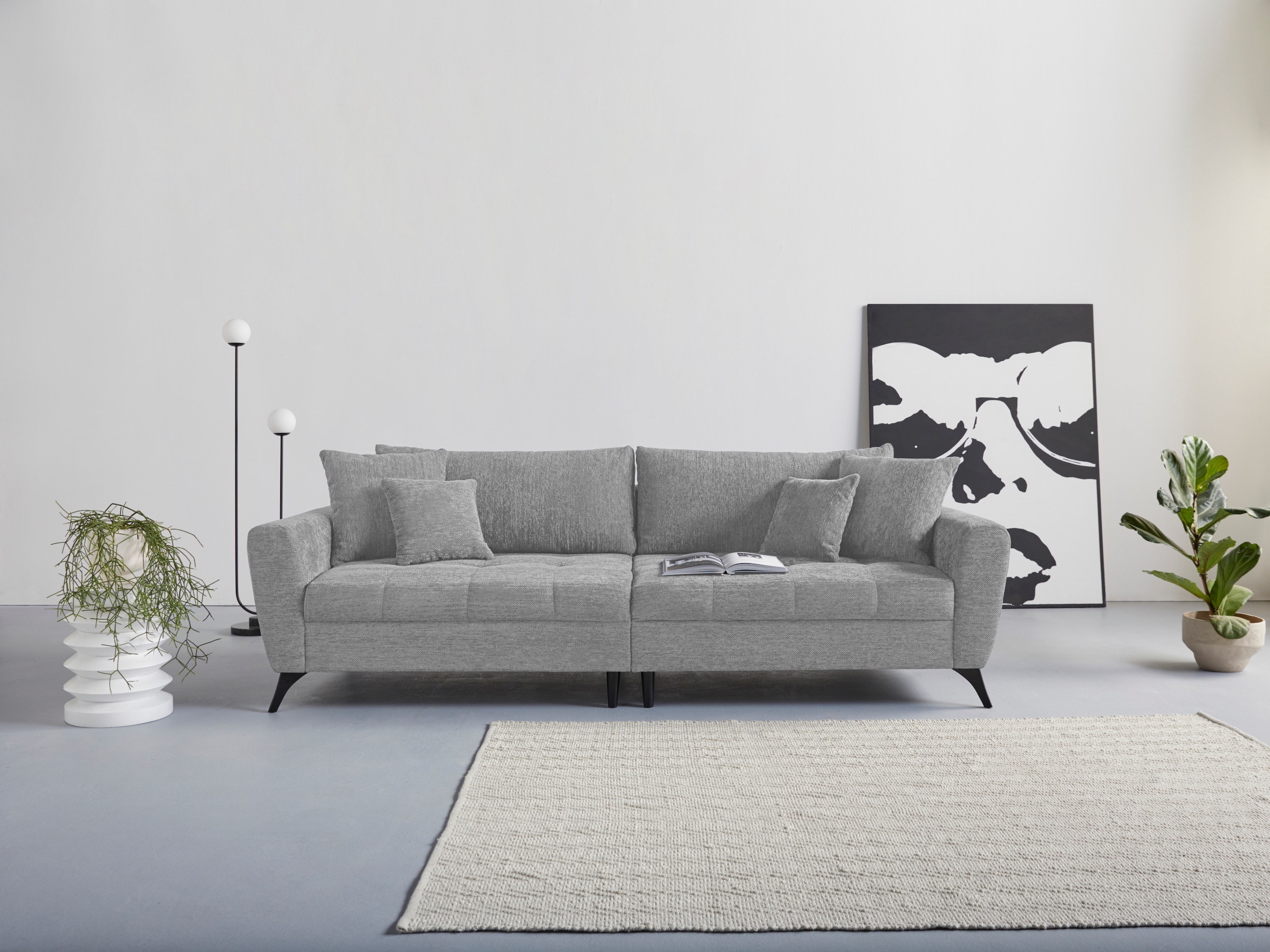 INOSIGN Big-Sofa "Lörby", Belastbarkeit bis 140kg pro Sitzplatz, auch mit Aqua clean-Bezug