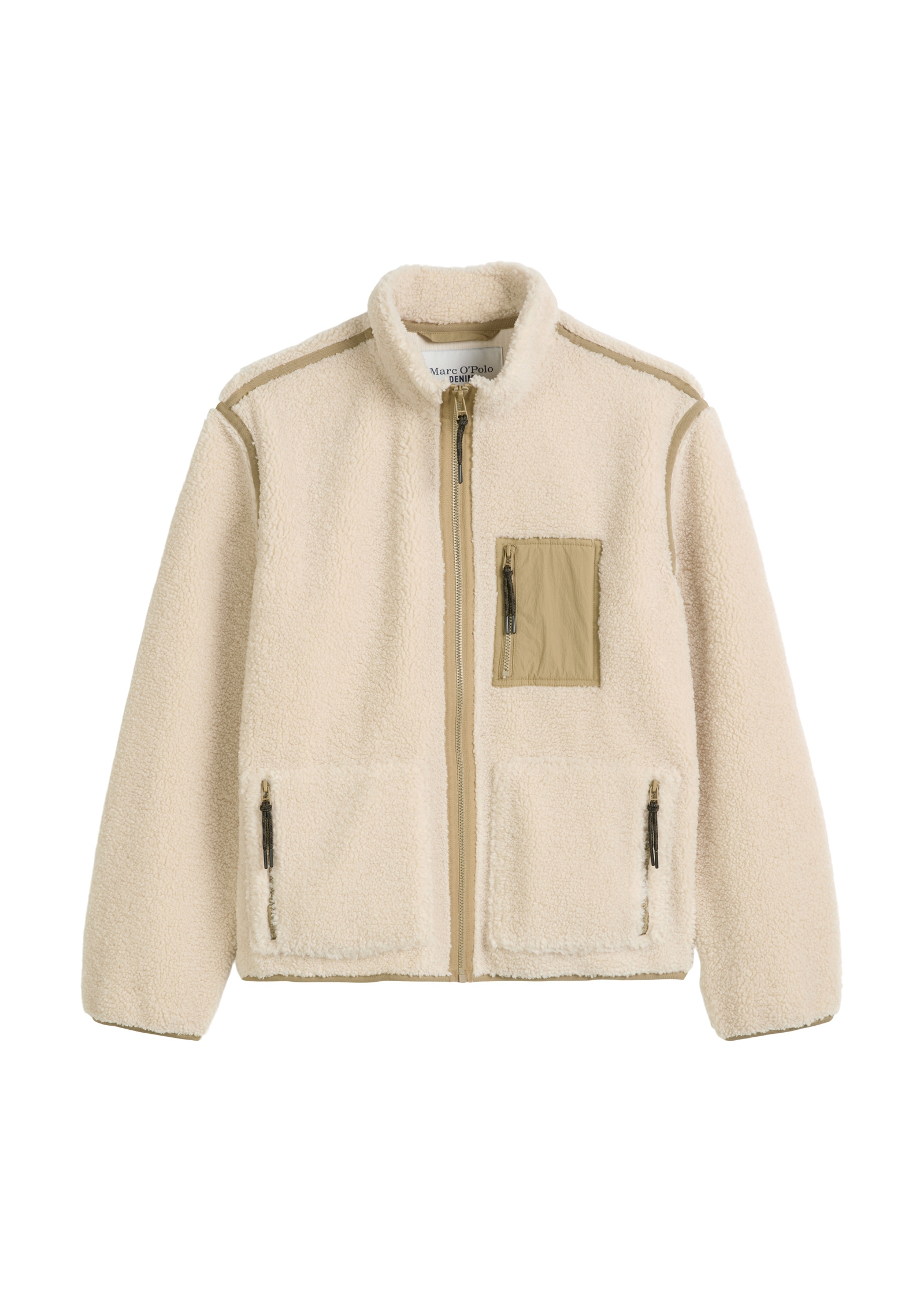 Marc O'Polo DENIM Outdoorjacke »mit Nylon-Brusttasche«, ohne Kapuze