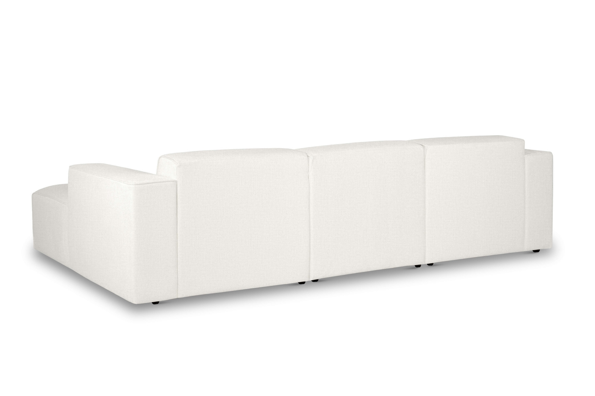 Home affaire Ecksofa »Noord mit Kedernaht, Breite 281 cm, L-Form« Cord, Struktur, Webstoff, mit Wellenunterfederung, Massivholzrahmen