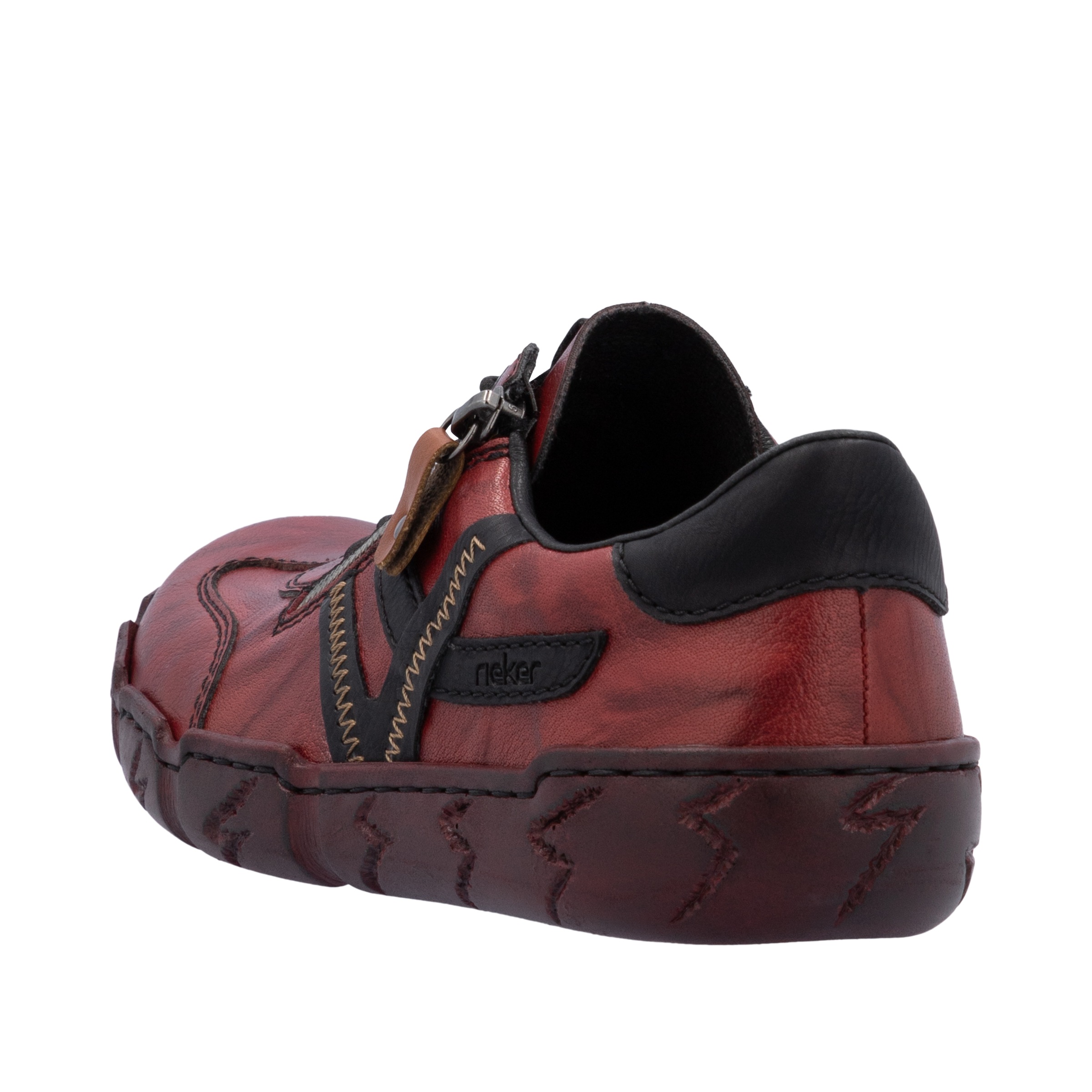 Rieker Sneaker, Schnürschuh, Halbschuh, Freizeitschuh mit Ziernähte günstig online kaufen