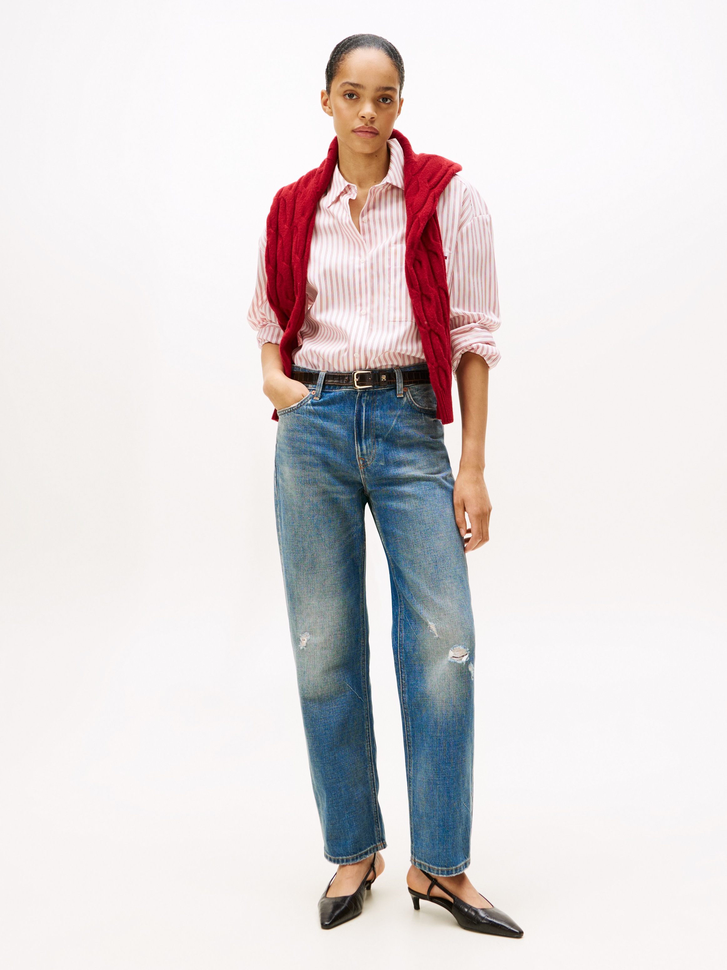 Thumbnail - Tommy Hilfiger Hemdbluse "NEW POPLIN EASY SHIRT"