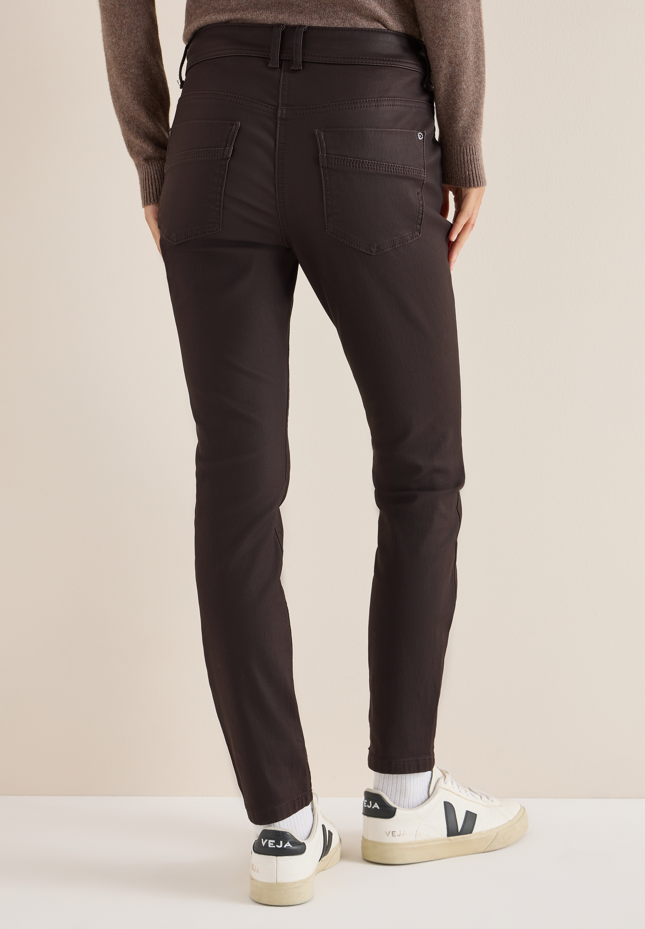 STREET ONE Lederimitathose in Fake-Leder-Optik günstig online kaufen