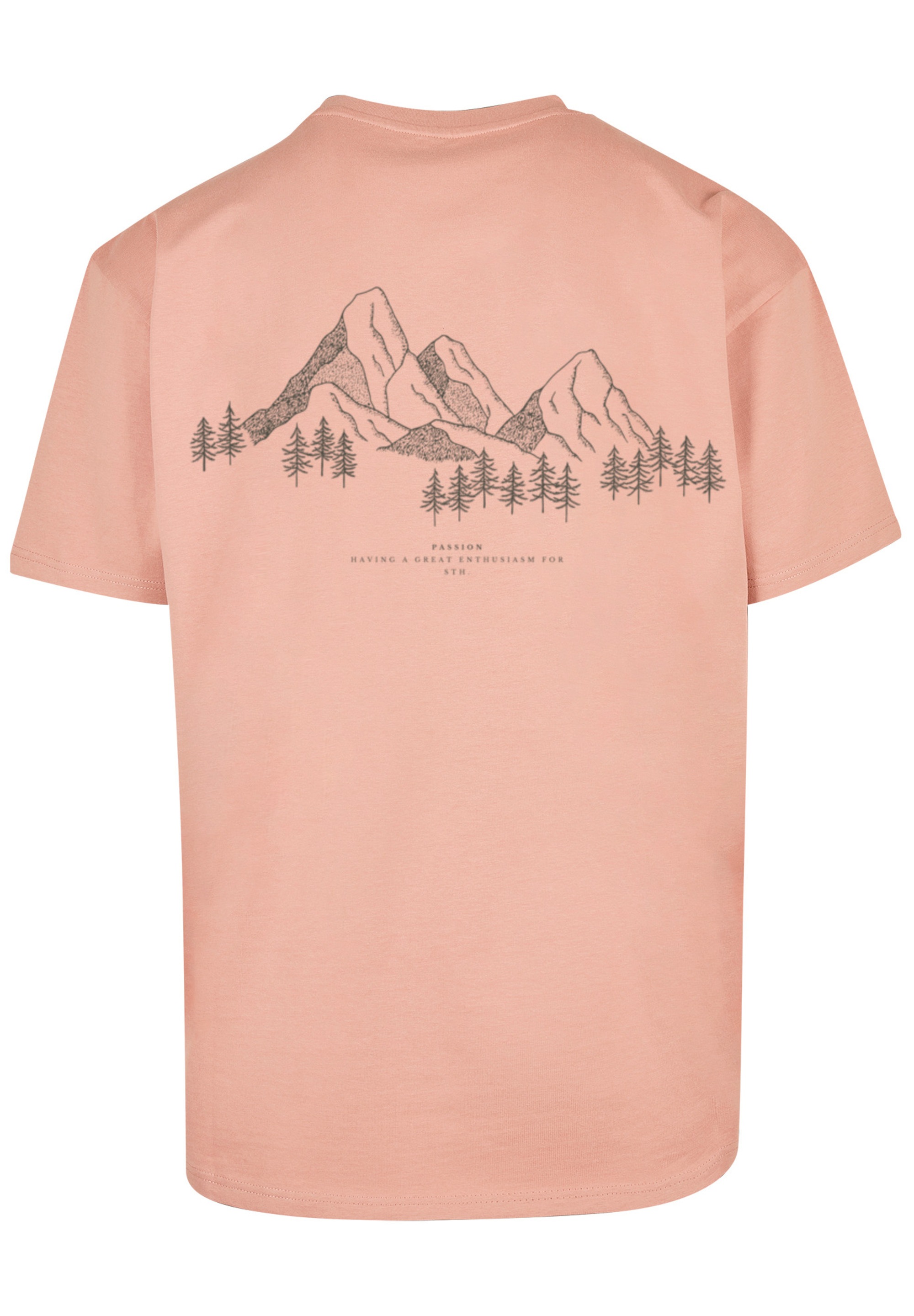 F4NT4STIC T-Shirt »Mountain Berge Urlaub Winter Schnee Ski«, Print