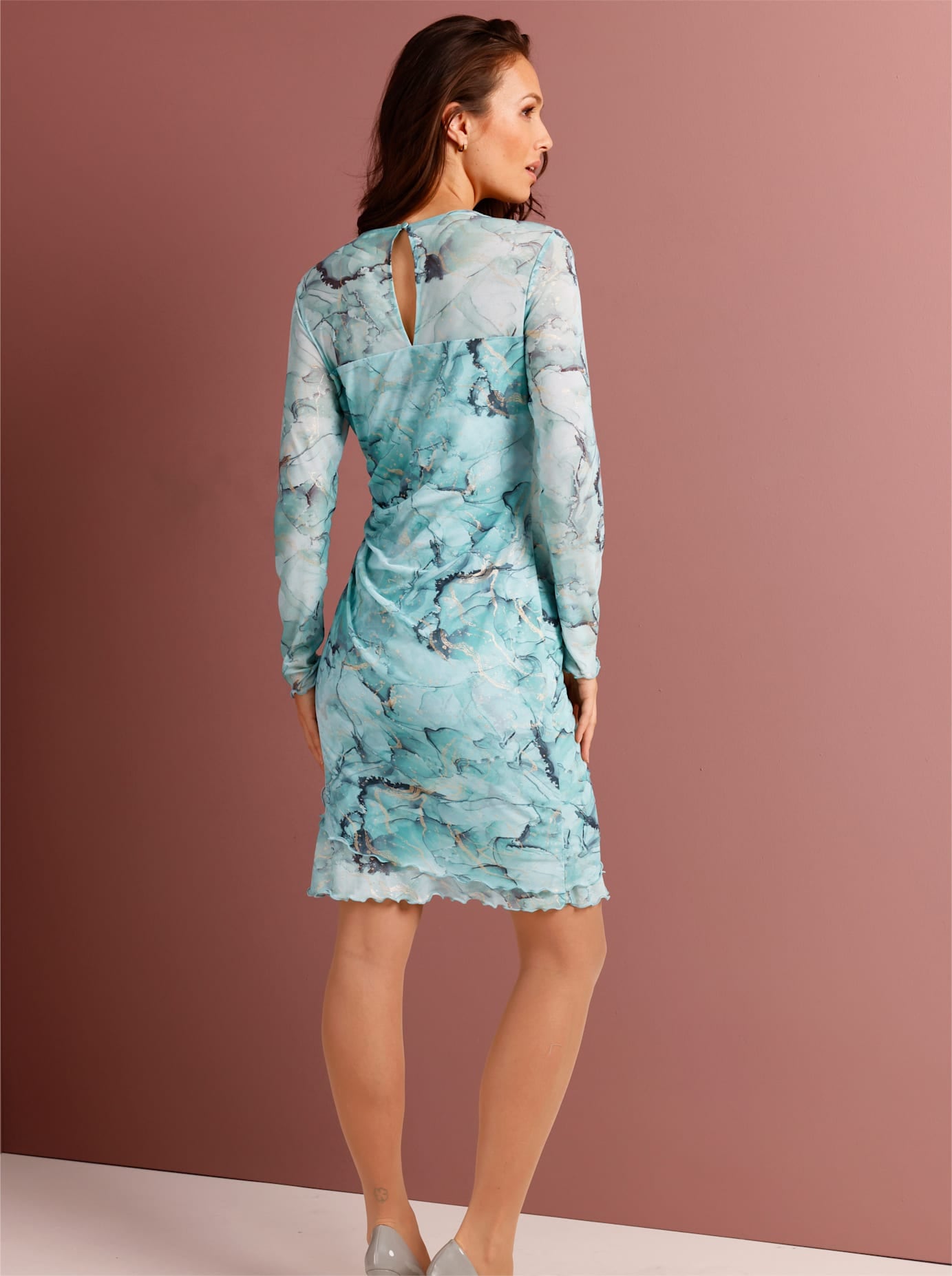 CREATION L PREMIUM Druckkleid »Mesh-Kleid«