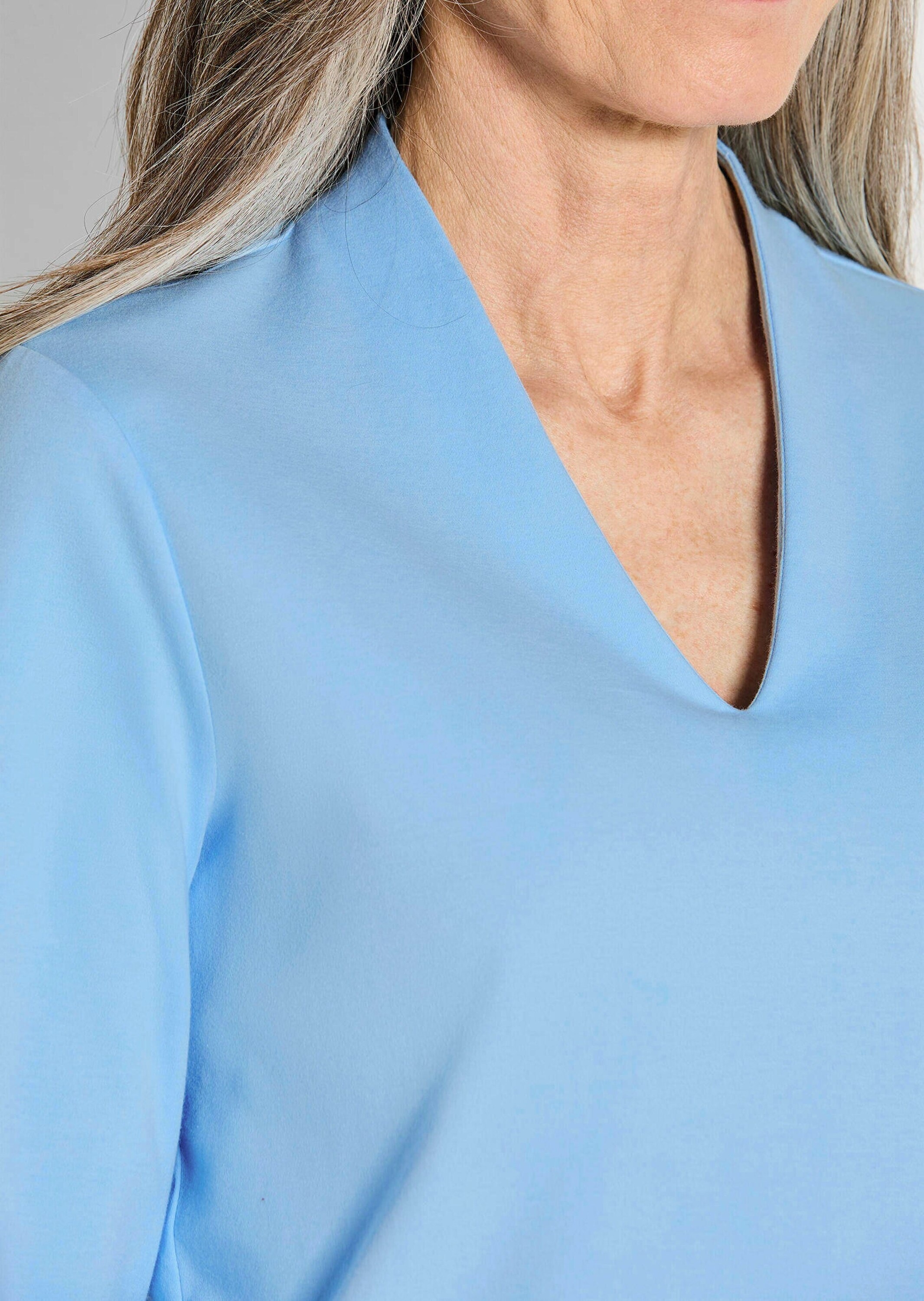 GOLDNER Kurzarmshirt »Kurzgröße Basic-Shirt aus Interlock-Jersey«