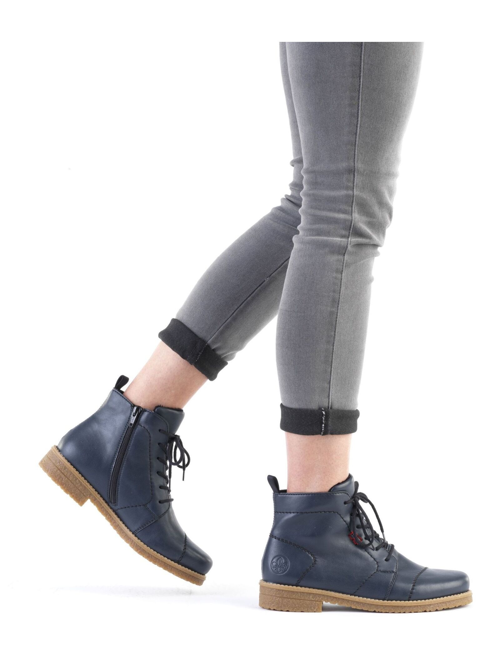 Rieker Schnürstiefelette »Rieker Stiefelette Lederimitat«