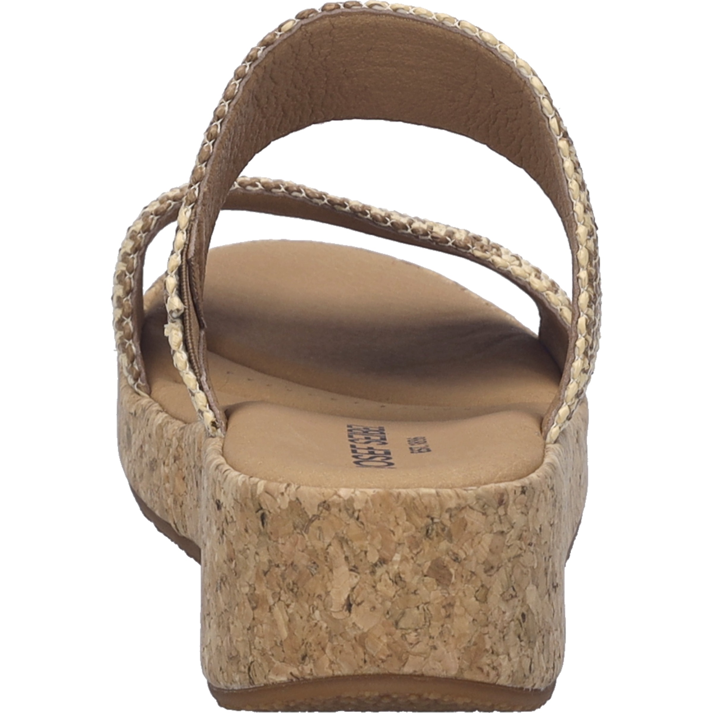 Slipper JOSEF SEIBEL "Evita 02, brasil-multi", Damen, Gr. 37, braun (brasil, multi), Obermaterial: 100% Textilmaterial TEXMAT., Schuhe Slipper 3