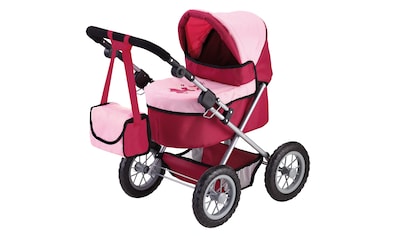 Puppenwagen »Trendy, Prinzessin rot/rosa«